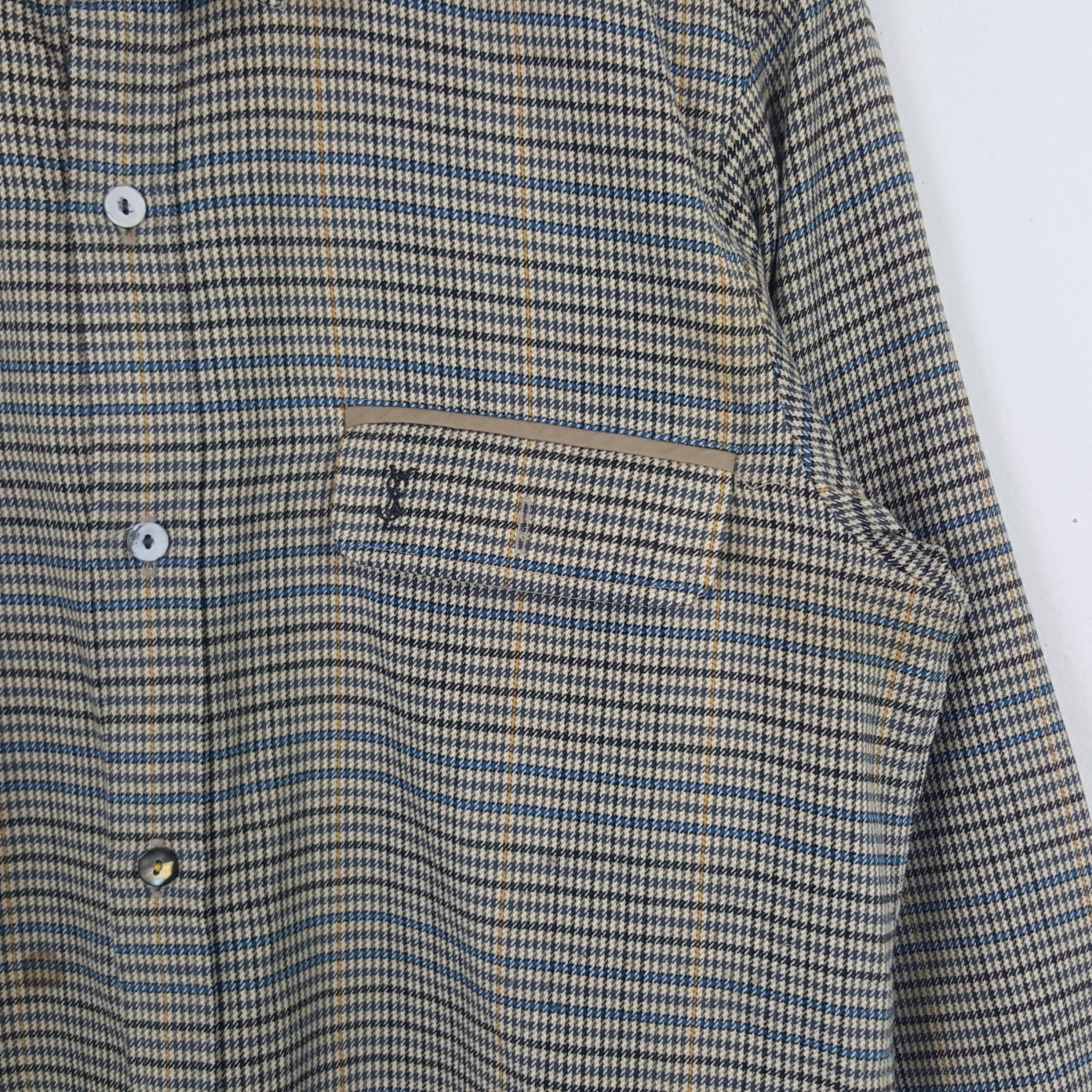 Vintage × Yves Saint Laurent Vintage Yves Saint Laurent Shirt Button Up Size US M / EU 48-50 / 2 - 2 Thumbnail