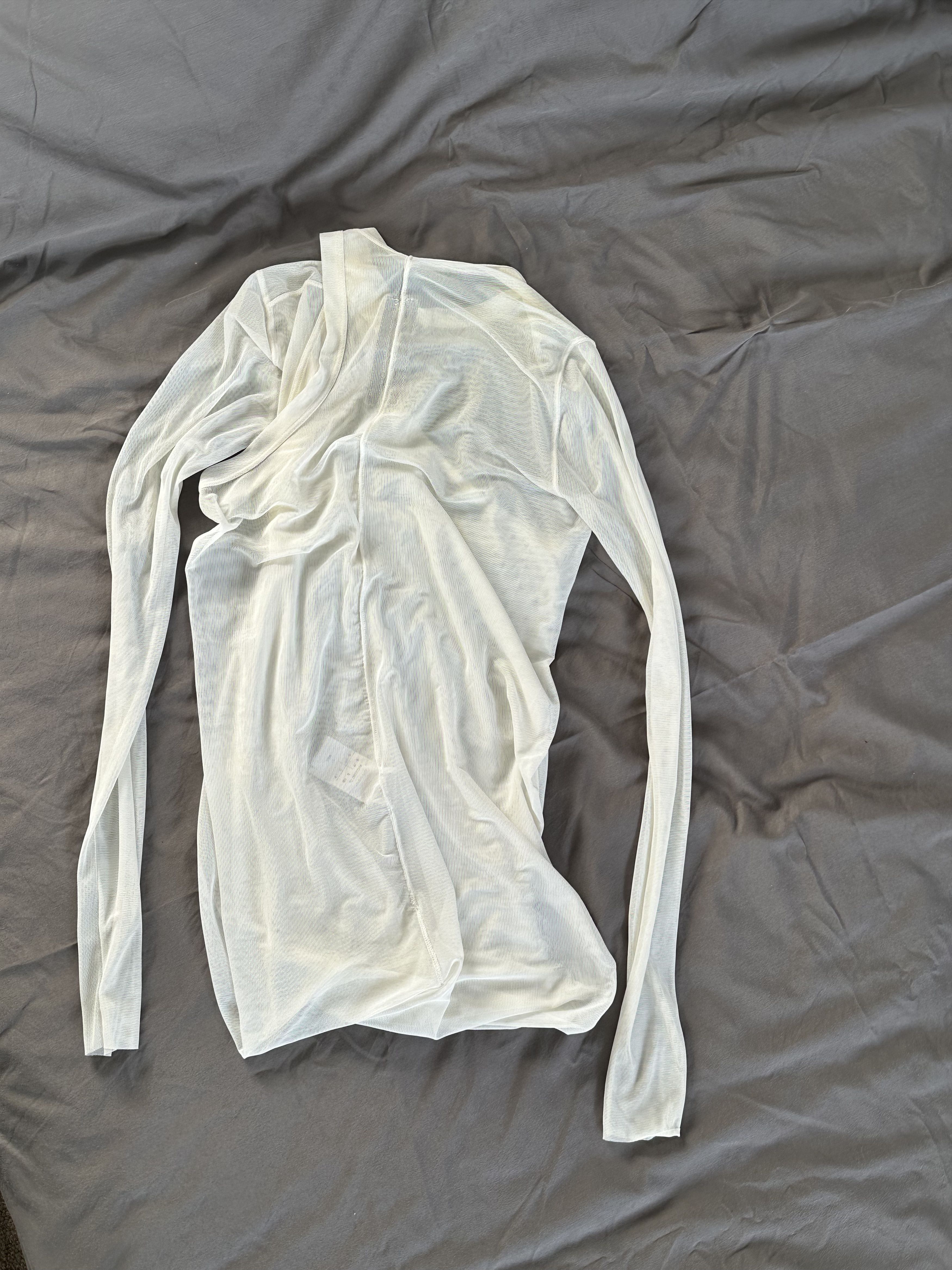 Rick Owens Rick Owens fw21 White Mesh Banana Top Size US S / EU 44-46 / 1 - 7 Thumbnail