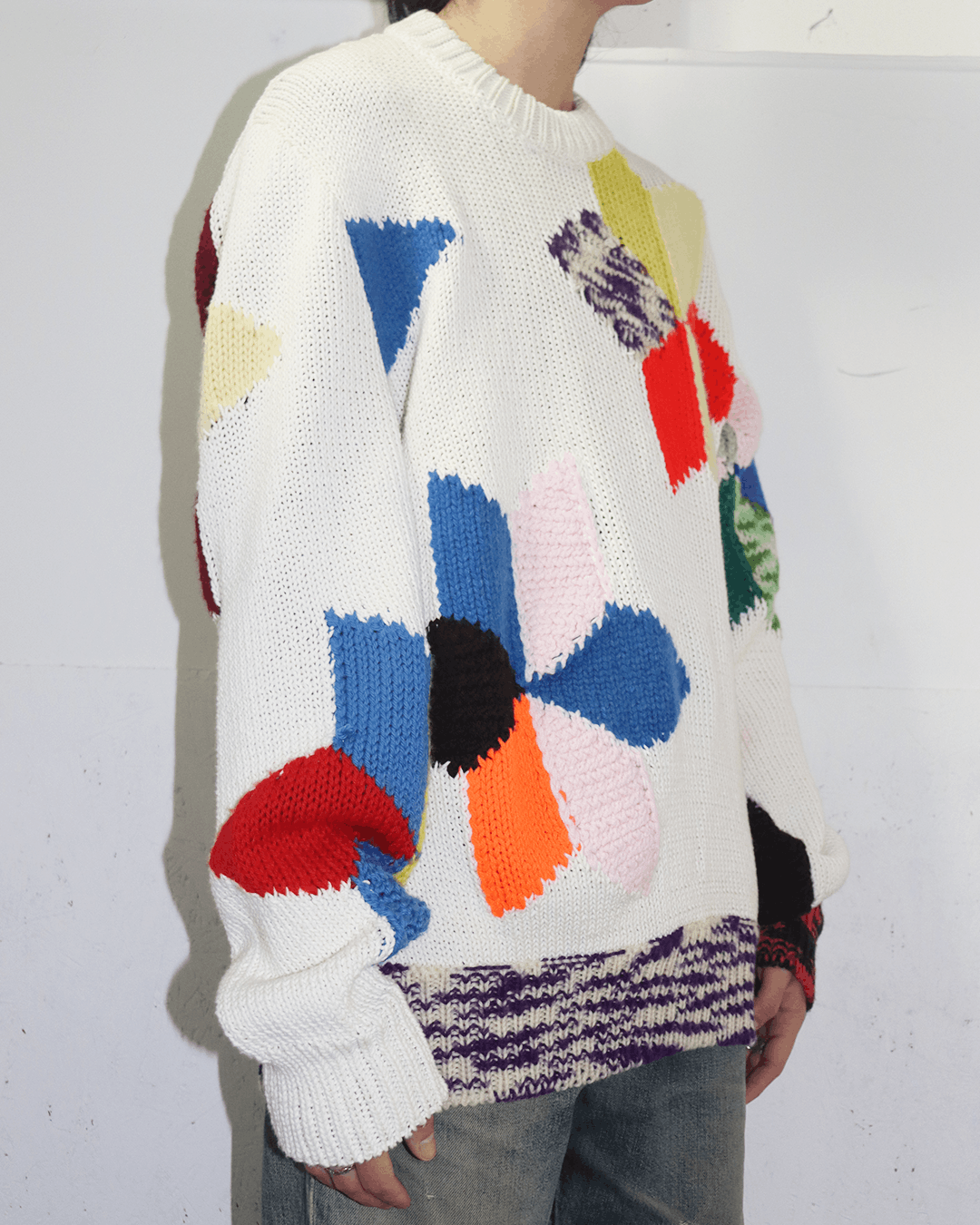 Calvin Klein 205W39NYC Calvin Klein 205W39NYC SS19 Multi Color Sweater Size US L / EU 52-54 / 3 - 3 Thumbnail
