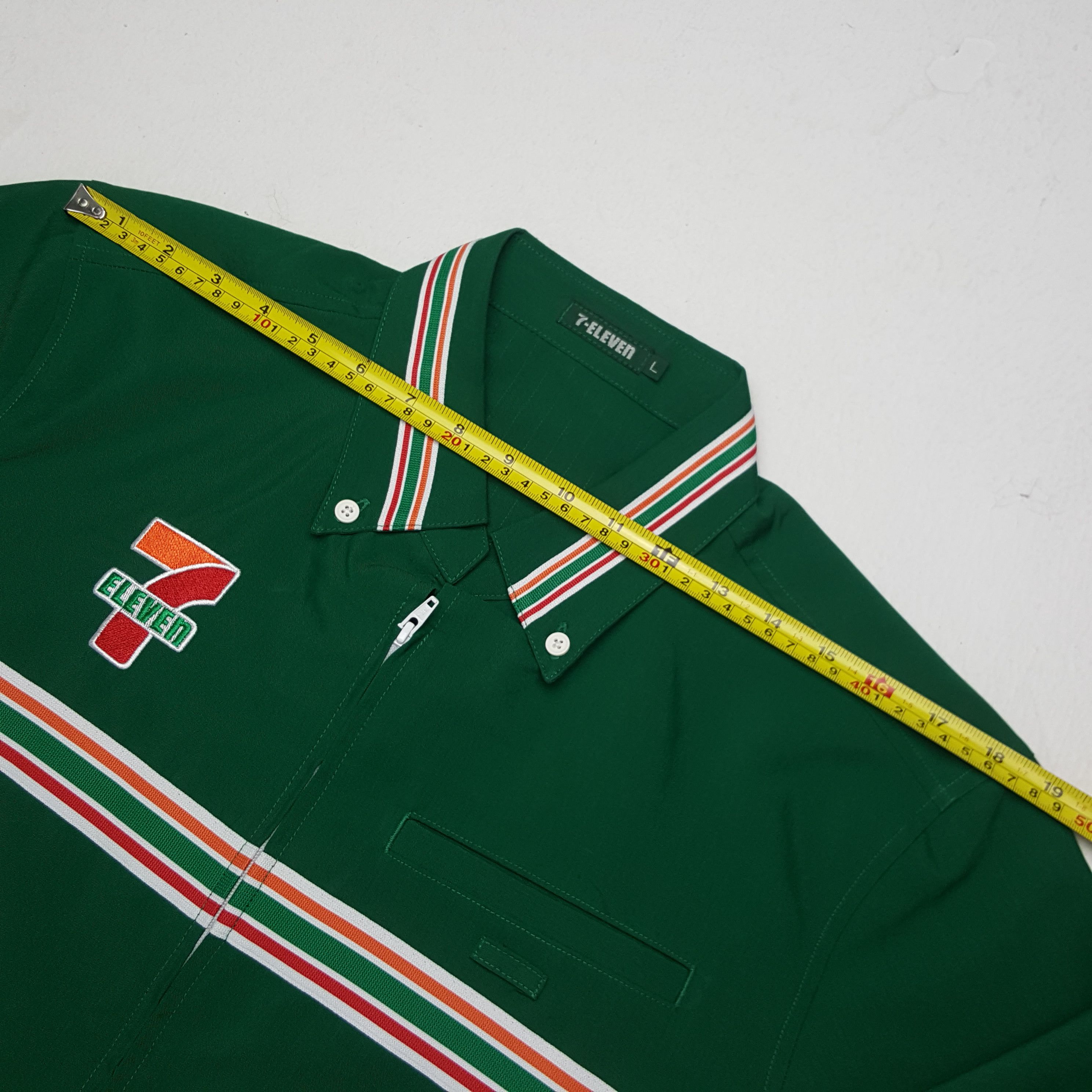 Japanese Brand × Vintage Vintage 7 Eleven Embroidery Logo Worker Ziper Jacket Size US M / EU 48-50 / 2 - 6 Thumbnail