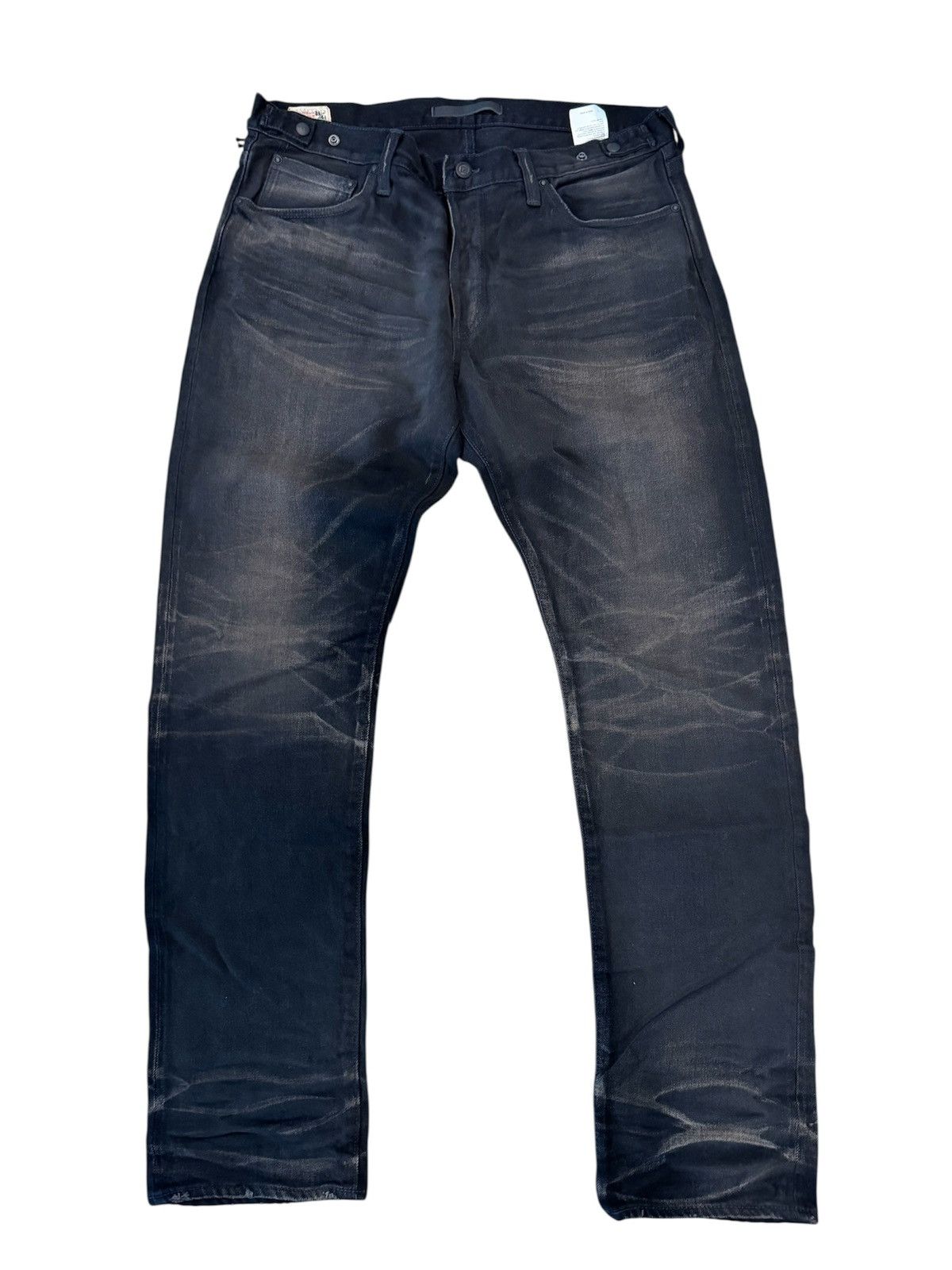 Mastercraft Union Mastercraft Union Nara Slim Sureto Worn Black Denim Size US 38 / EU 54 - 1 Thumbnail