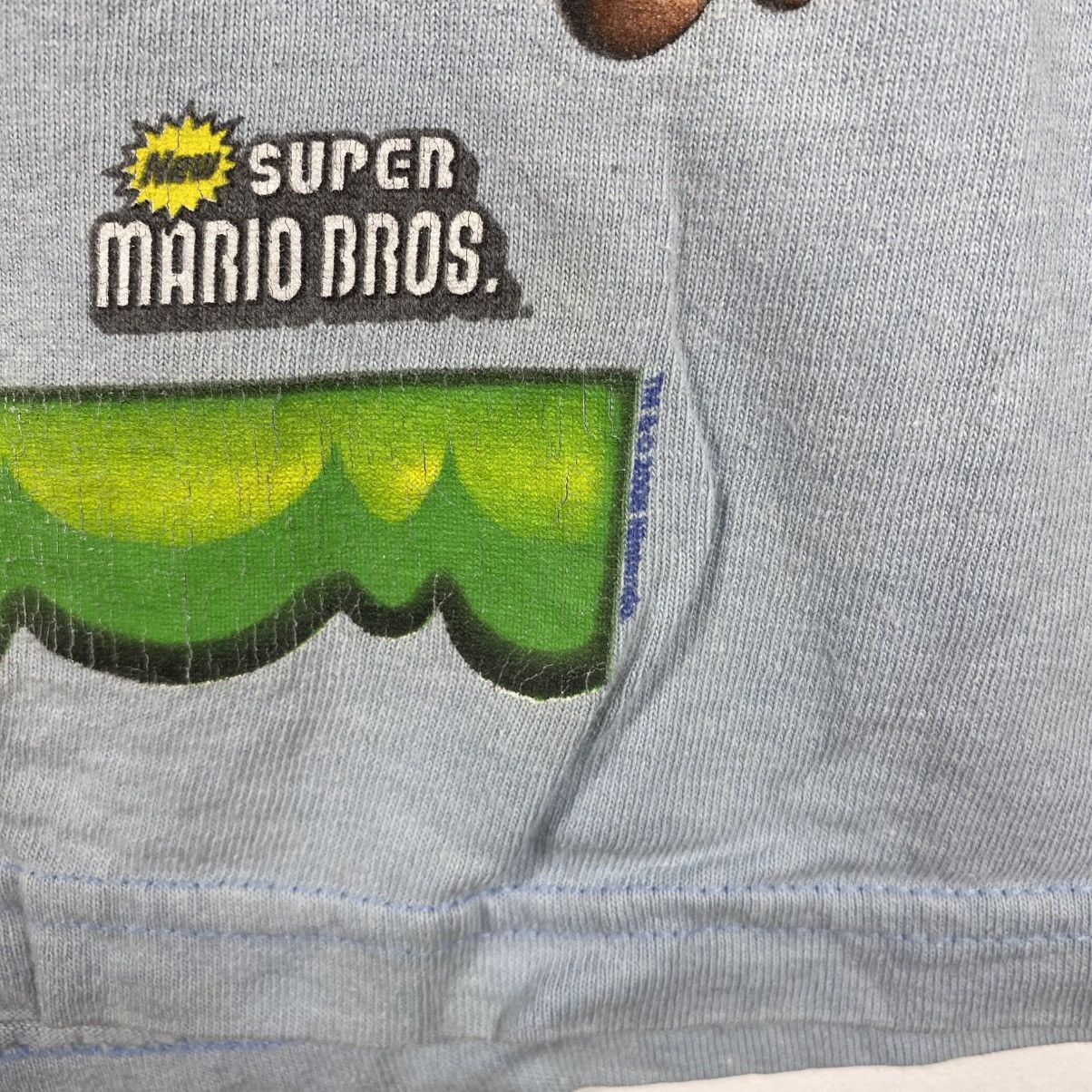 Nintendo Vintage 00's SUPER MARIO BROS Nintendo Game Tee Shirt Size US M / EU 48-50 / 2 - 3 Thumbnail