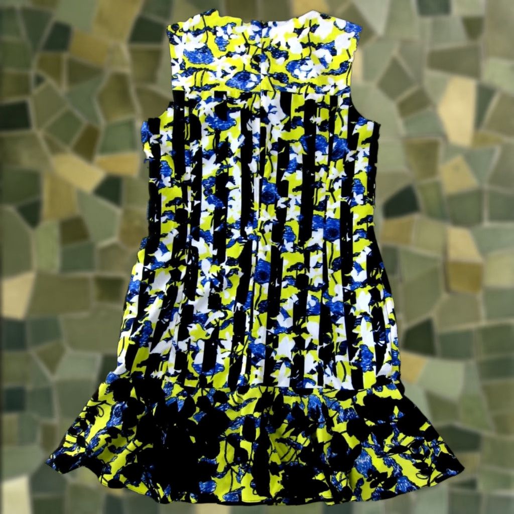 Peter Pilotto Peter Pilotto Yellow Floral Sleeveless Shift Tunic Tank Dress M Women Medium Size M / US 6-8 / IT 42-44 - 1 Thumbnail