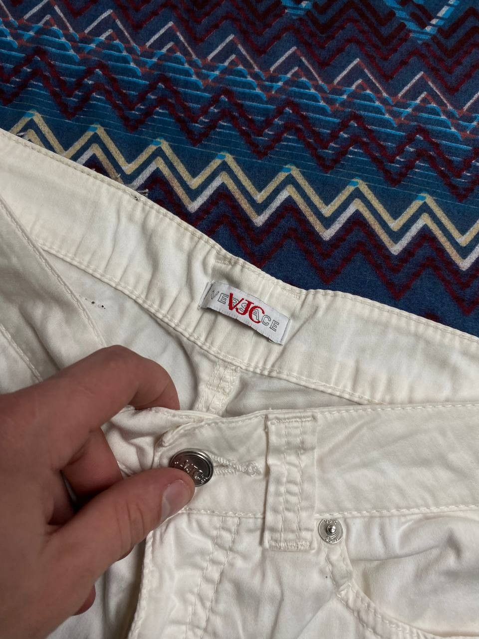 Versace Jeans Couture × Vintage Vintage Versace Jeans Couture Denim Pants Size 27" / US 4 / IT 40 - 2 Thumbnail