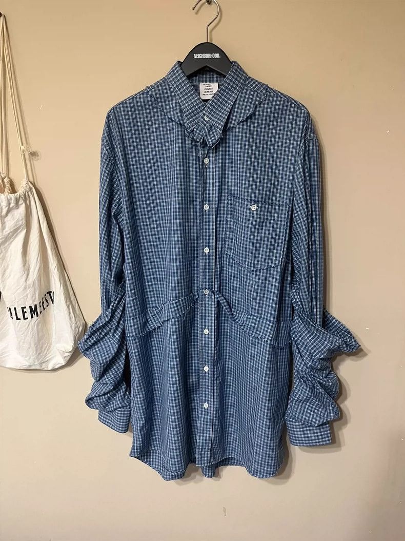 Vetements Vetements 18fw Show Double Shirt 2506-Nextarrow Size US XS / EU 42 / 0 - 2 Thumbnail