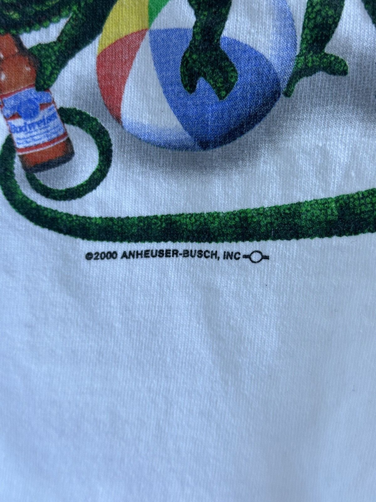 Vintage 🔥VINTAGE BUDWIESER CHAMELEON BEER PROMO T-SHIRT 2000🔥 Size US M / EU 48-50 / 2 - 2 Thumbnail