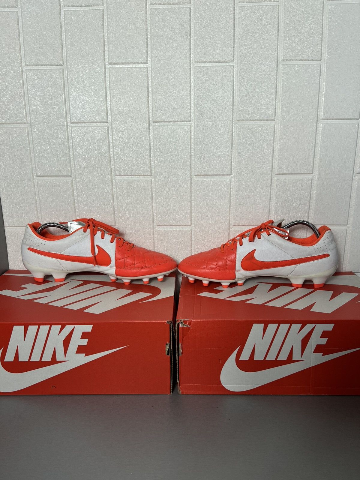 Nike VINTAGE NIKE TIEMPO GENIO FG ELITE SOCCER JERSEY RETRO Y2K Size US 11 / EU 44 - 8 Thumbnail