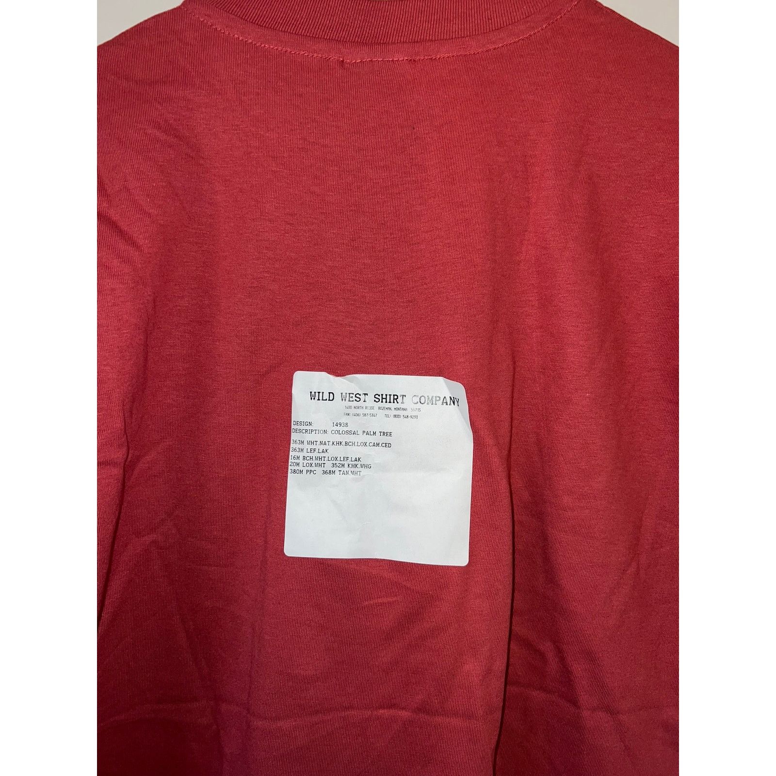 Anvil Vintage Las Vegas Shirt Palm Tree Red Tee VTG 90s Large Size US L / EU 52-54 / 3 - 8 Thumbnail