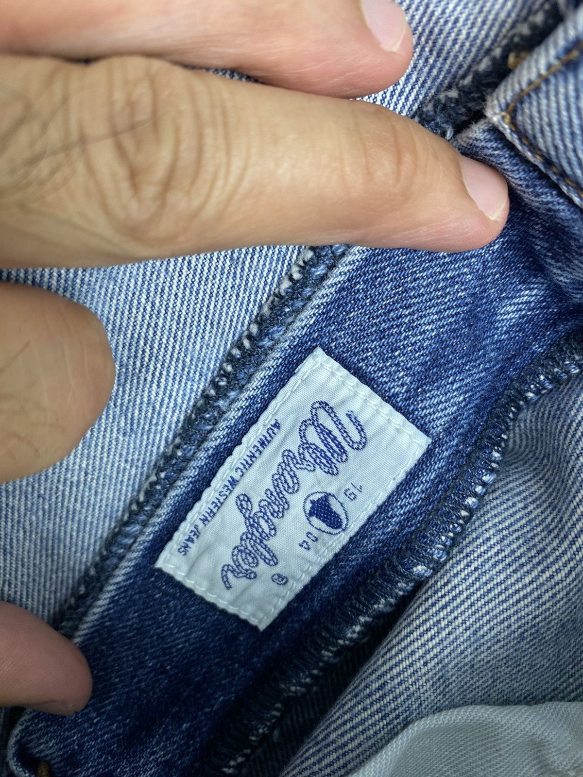 Wrangler Rare‼️ Vintage Wrangler Distressed Jeans Size US 32 / EU 48 - 9 Thumbnail