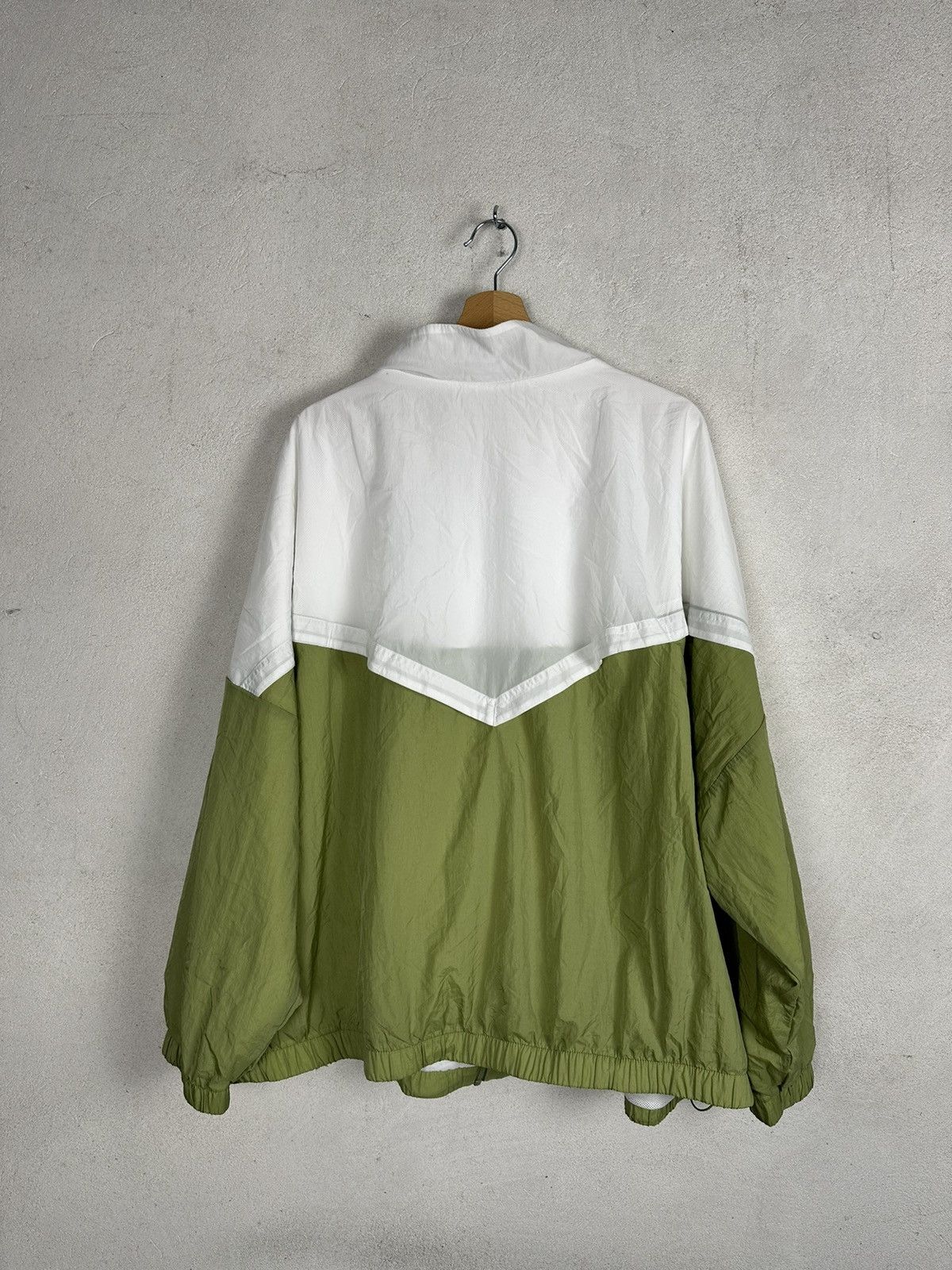 Nike × Vintage DSWT Nike Nylon Track Jacket Swoosh Oversize Size US XXL / EU 58 / 5 - 2 Thumbnail