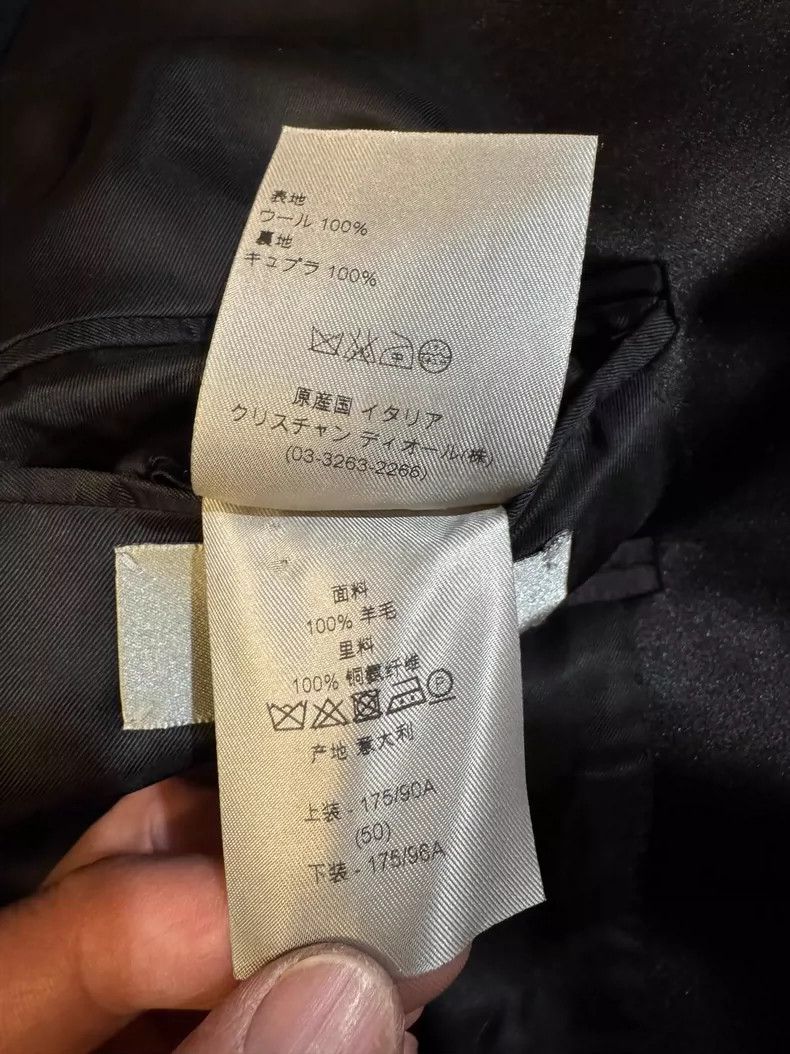 Dior Dior Black narrow-necked wool suit 2505-Nextarrow Size 50R - 7 Thumbnail