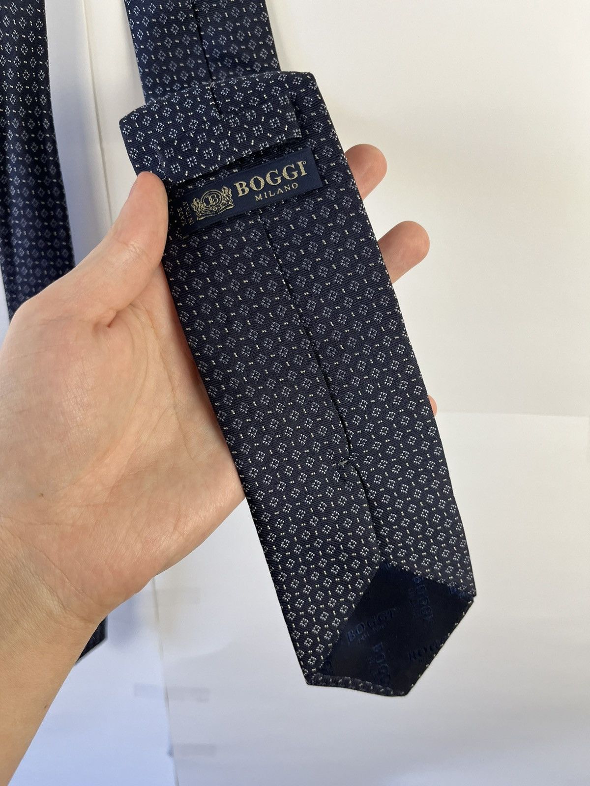 Boggi Boggi Milano Luxury Printed Tie Cravat Made in Italy Size ONE SIZE - 1 Thumbnail