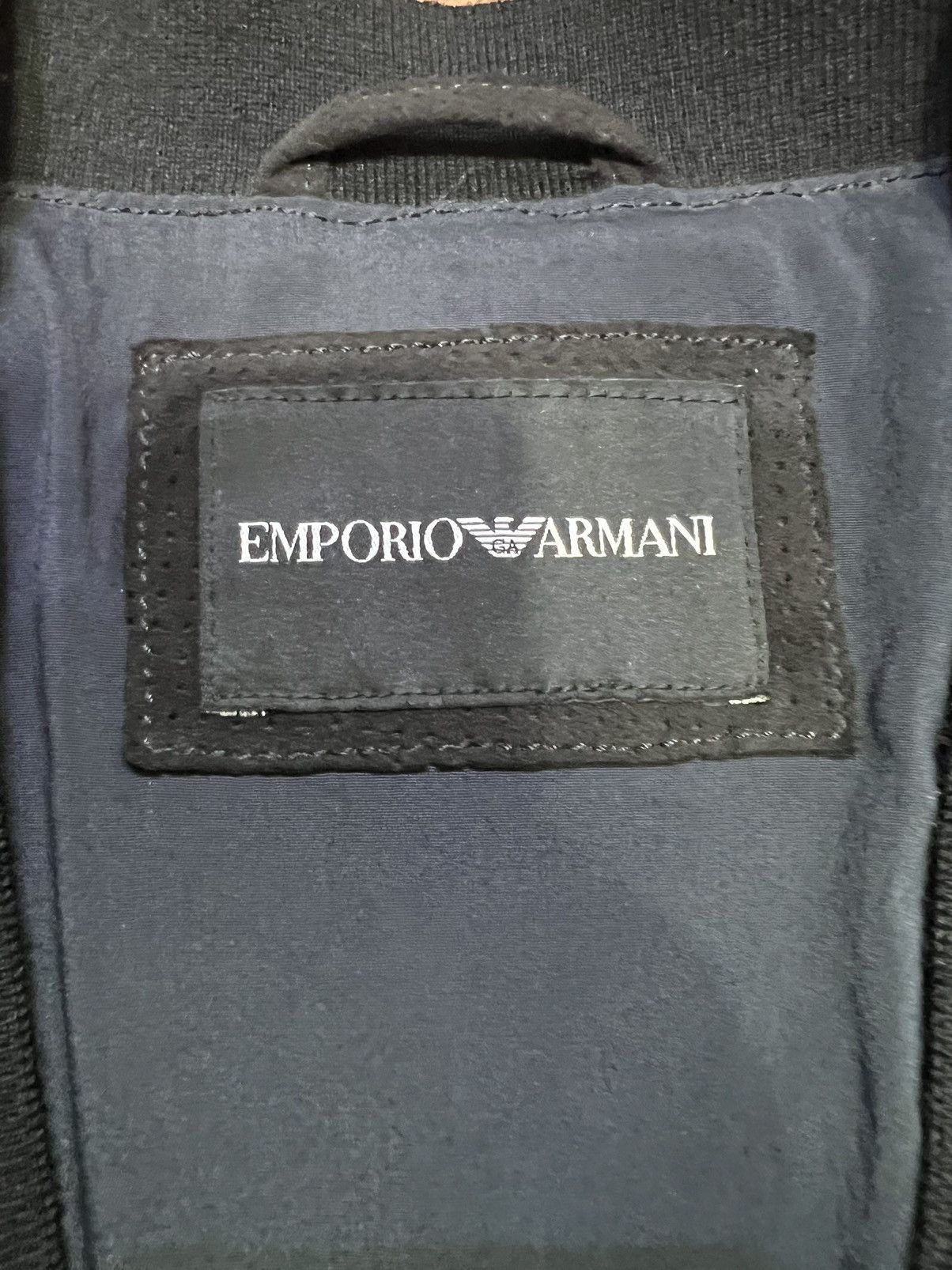 Emporio Armani Emporio Armani leather Jacket Size US M / EU 48-50 / 2 - 2 Thumbnail
