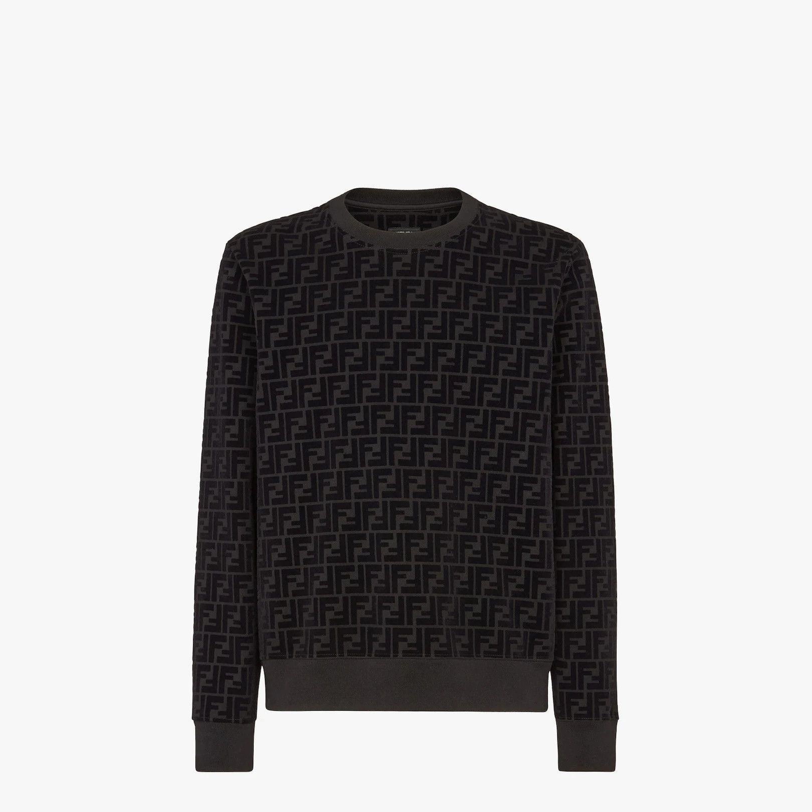 Fendi o1w1db10225 Sweatshirt in Black/Dark Grey Size US M / EU 48-50 / 2 - 1 Thumbnail