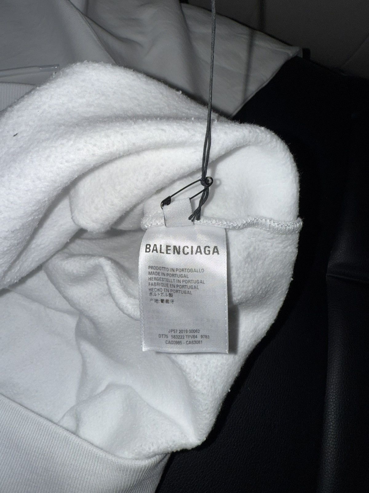 Balenciaga Balenciaga signature logo hoodie Size US S / EU 44-46 / 1 - 5 Thumbnail