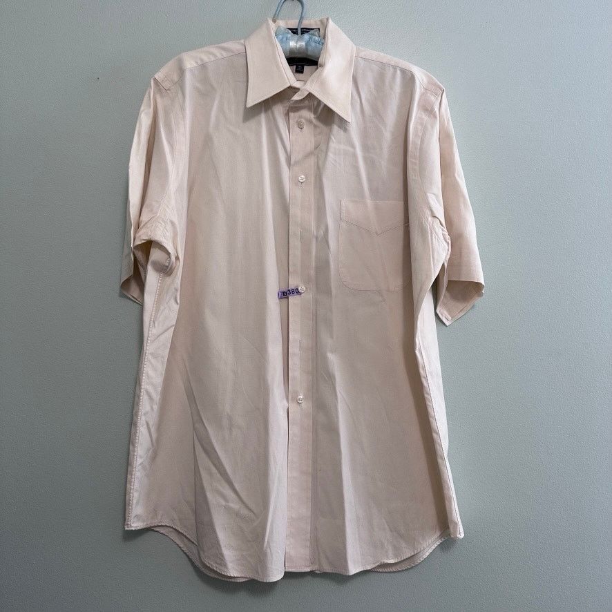 Paul Fredrick Paul Frederick cream short sleeve button down size 16.5 Size US L / EU 52-54 / 3 - 2 Thumbnail