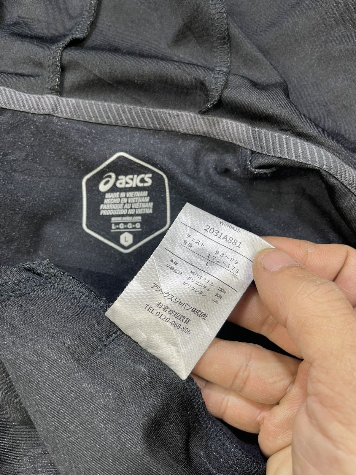 Asics Asics LIMO Hybrid Hoodie Training Jackets Size US L / EU 52-54 / 3 - 9 Thumbnail