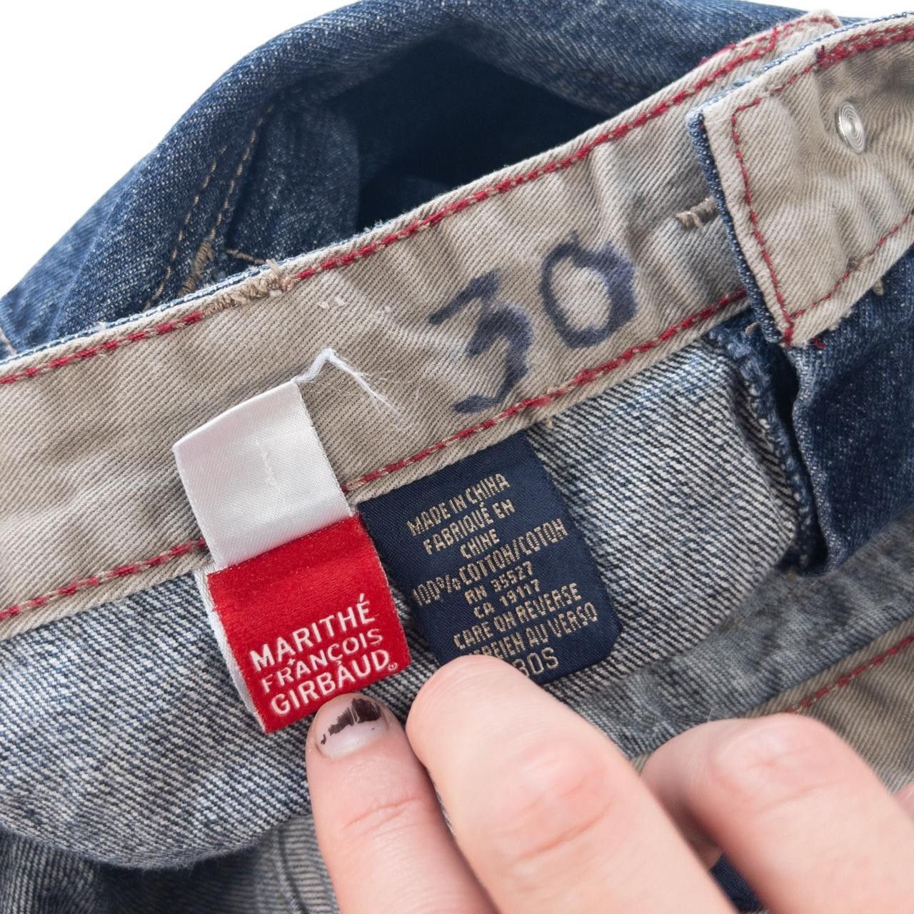 Marithe + Francois Girbaud Vintage Marithe + Francois Girbaud Jeans Size W30 Size US 30 / EU 46 - 3 Thumbnail