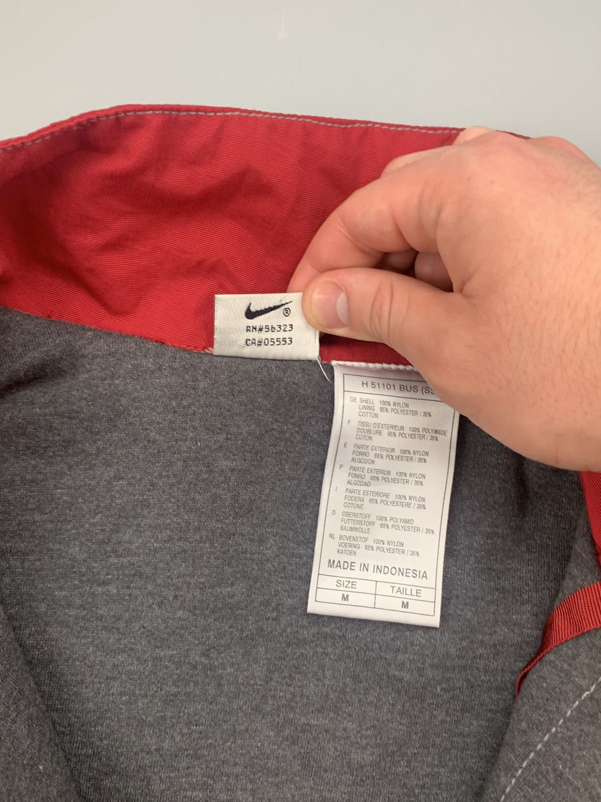 Nike × Vintage Cool Nike jacket with a large logo on the back Size US M / EU 48-50 / 2 - 9 Thumbnail