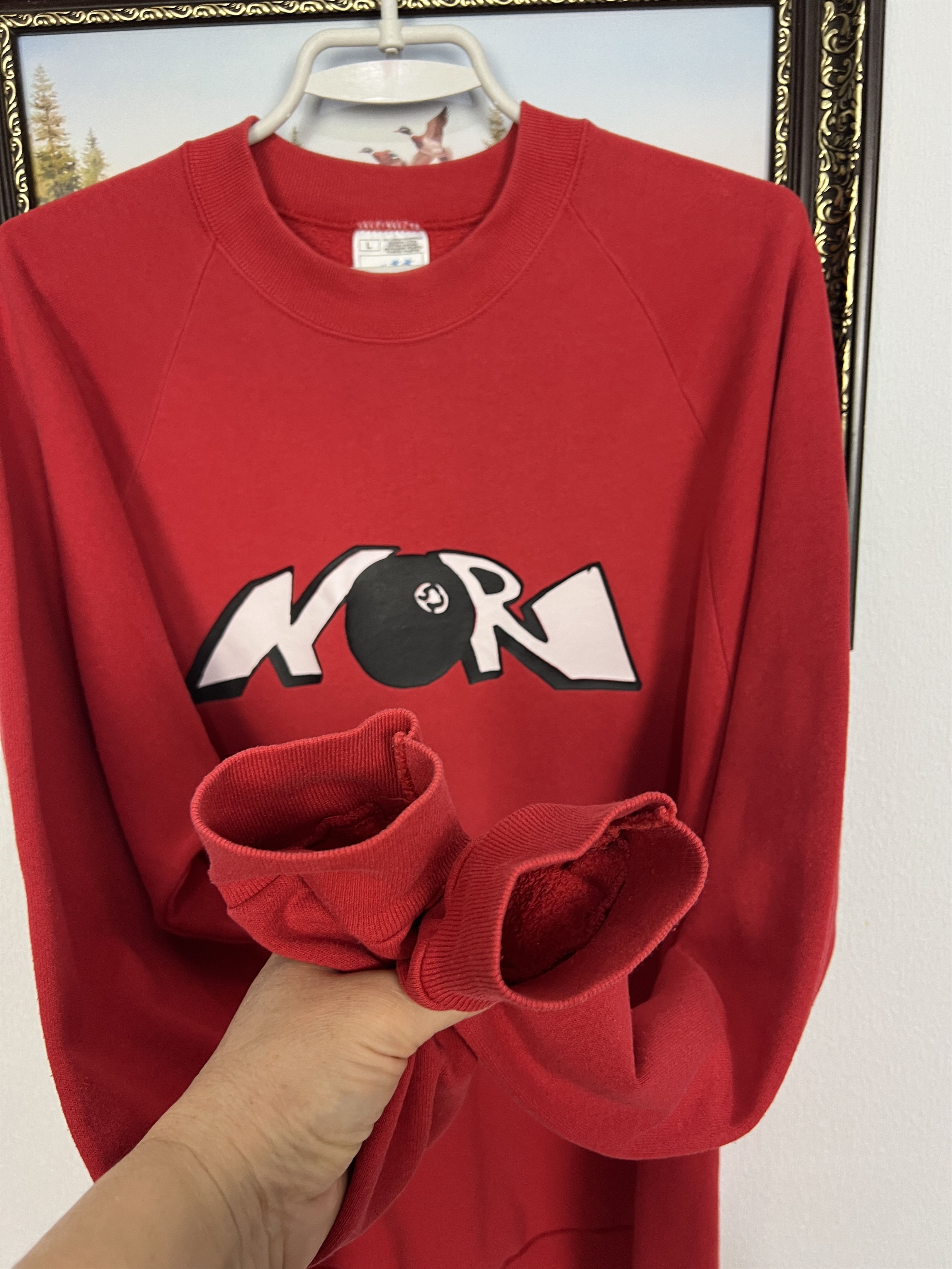 Vintage Vintage Korn Band Sweatshirt Crewneck Rare Hip Hop Hype Size US L / EU 52-54 / 3 - 4 Thumbnail