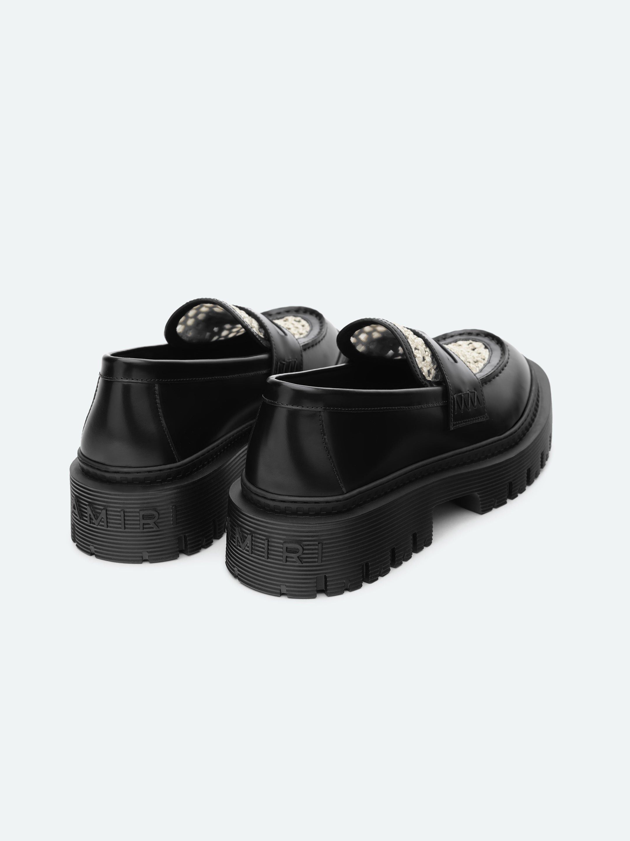 Amiri o1s1wg110525 Jumbo Loafers in Black/White Size US 8 / EU 41 - 4 Thumbnail