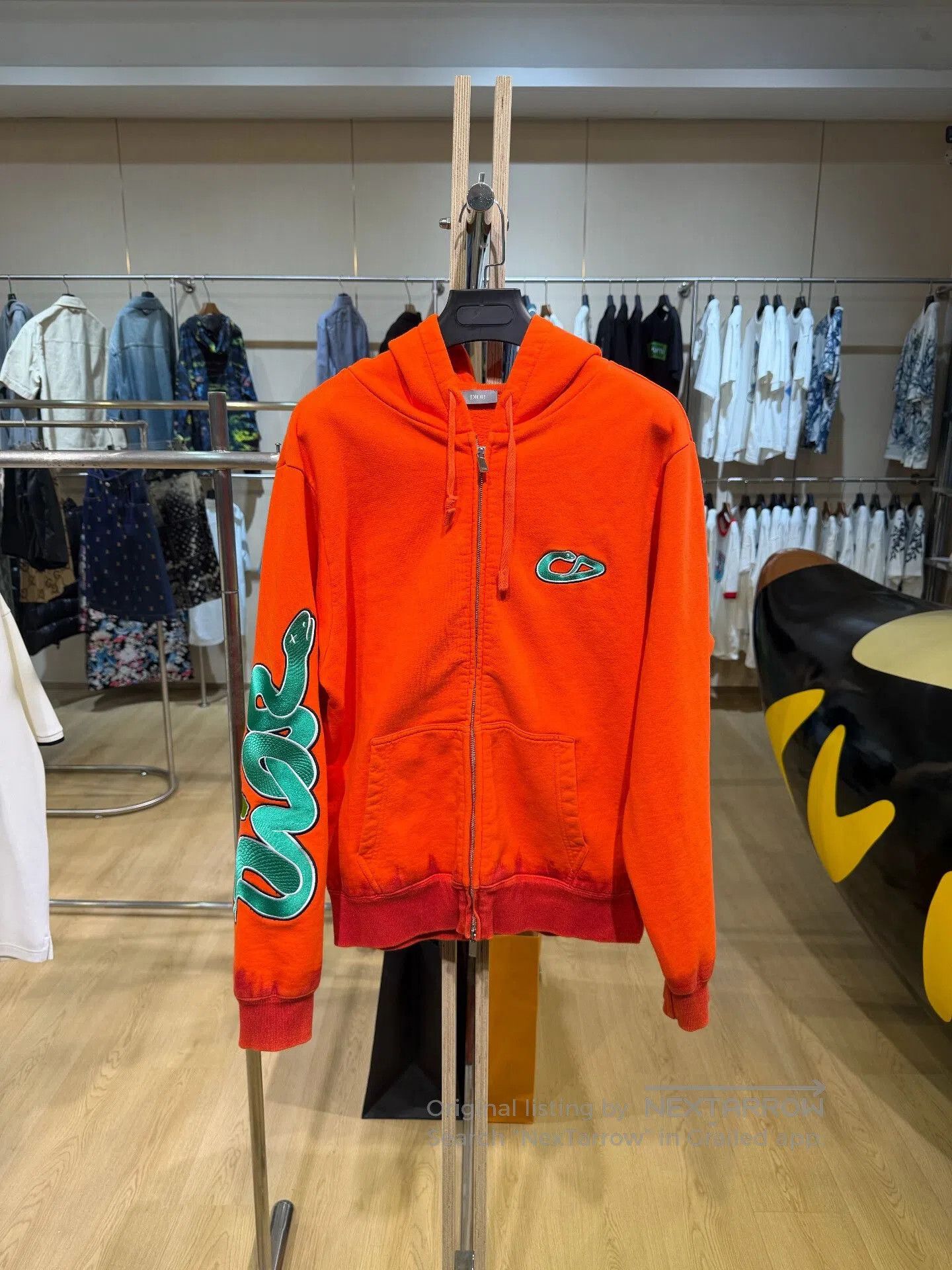 Dior Dior SS25 Snake Limited Embroidered Hooded Jacket. Size US XXL / EU 58 / 5 - 1 Thumbnail