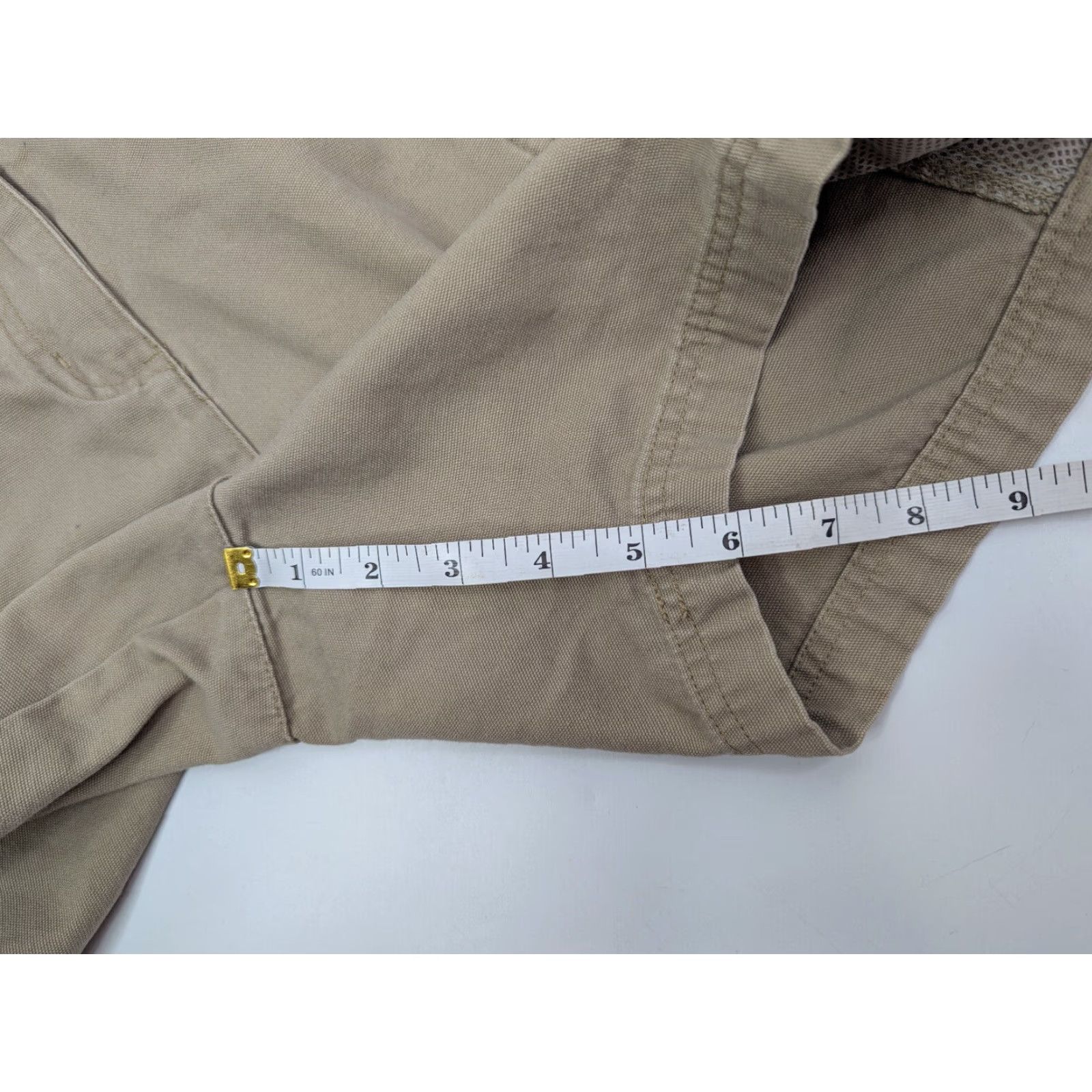 Vintage VINTAGE Woolrich Shorts Women’s Size 10 Cotton Khaki Stone Hiking Outdoor Pocket Cargo 90s Womens Size 32" / US 10 / IT 46 - 4 Thumbnail