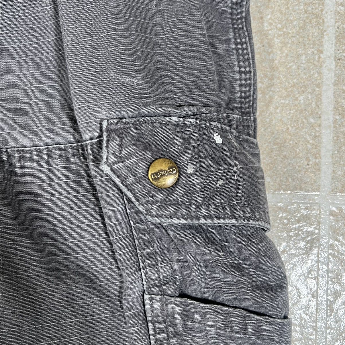 Carhartt Carhartt Cargo Pants Men's 32x30 Gray Ripstop Flannel Lined Size US 32 / EU 48 - 3 Thumbnail