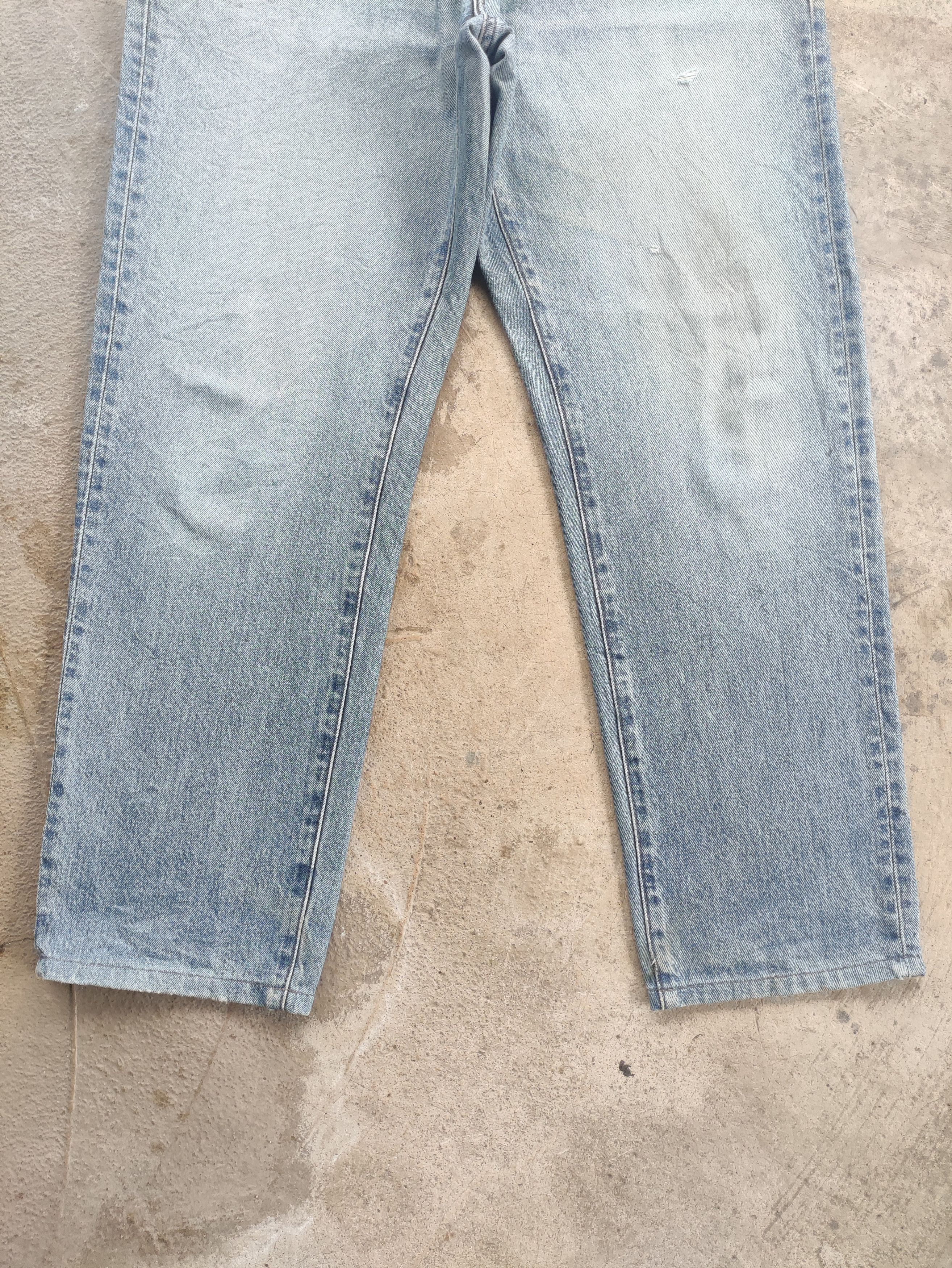 Japanese Brand Vintage Japanese Buggy Denim Distressed Faded Pants W34 Size US 34 / EU 50 - 4 Thumbnail