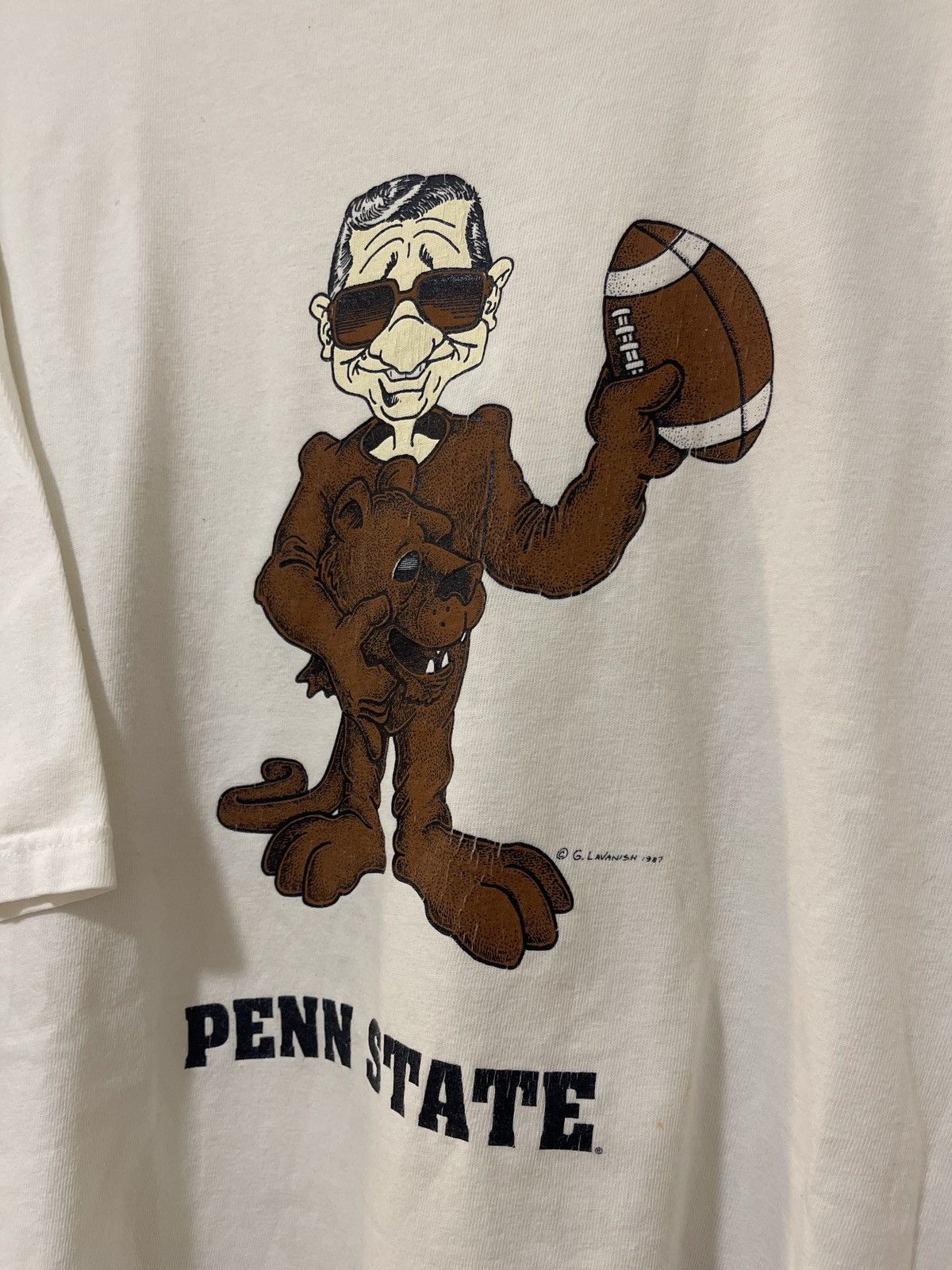 Hanes × Vintage Vintage Penn State Tee Size US XXL / EU 58 / 5 - 2 Thumbnail