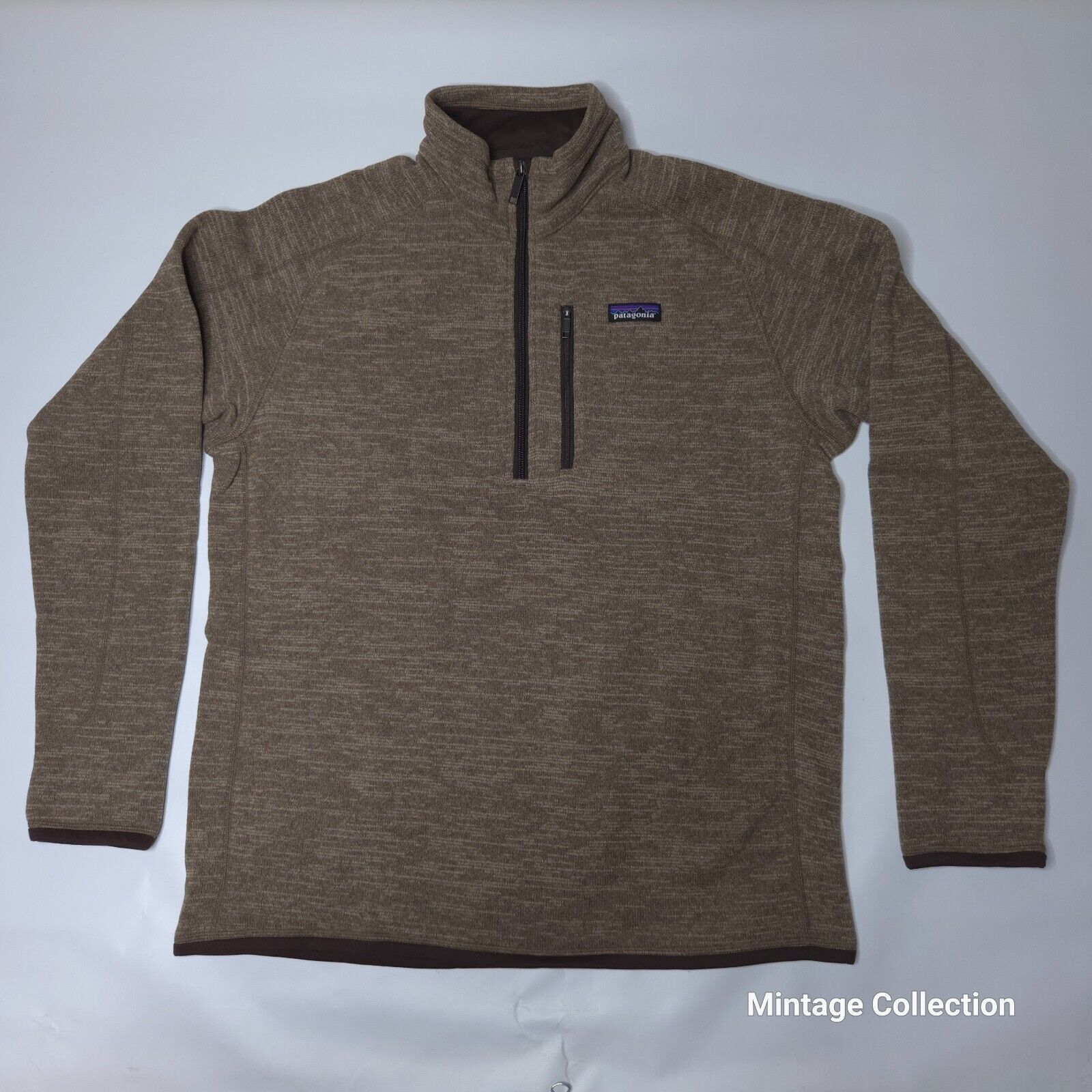 Patagonia PATAGONIA MENS BETTER SWEATER 1/4 ZIP BROWN PULLOVER Sz L Size US L / EU 52-54 / 3 - 1 Thumbnail