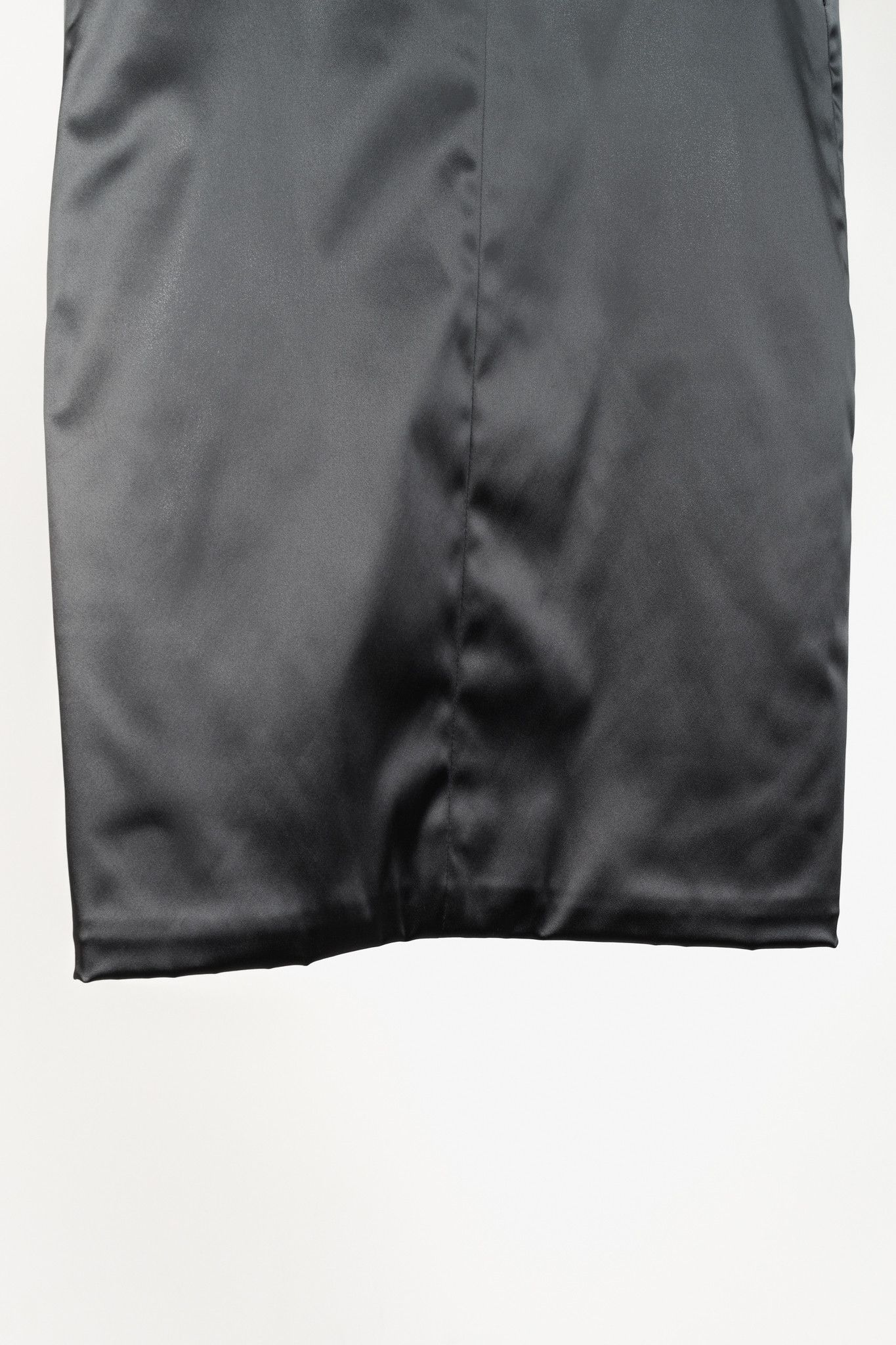 Other Paul Hardy Deep Green Satin Satin Pencil Skirt Size 28" / US 6 / IT 42 - 6 Thumbnail