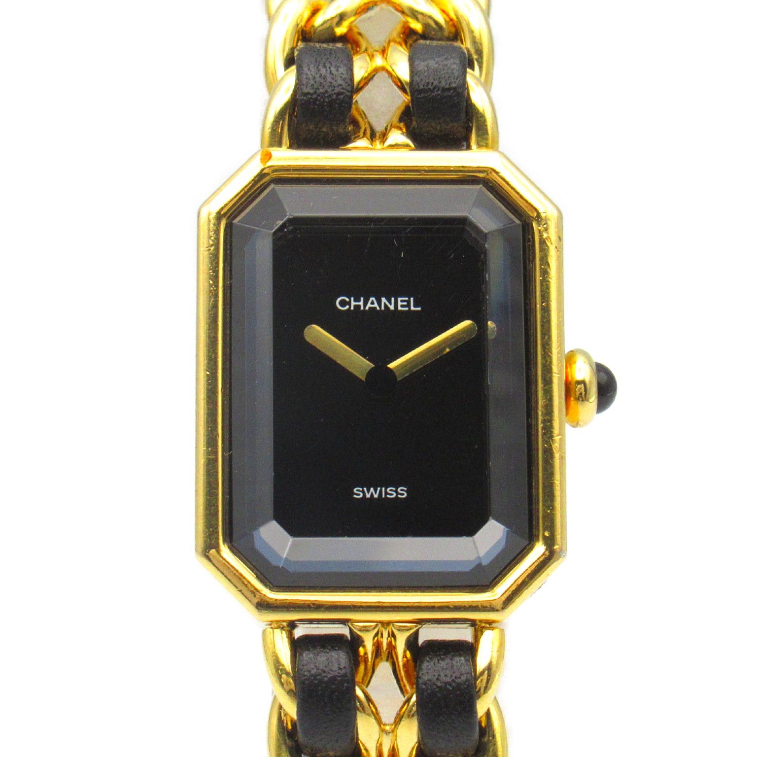 Chanel Chanel Premier Xl Women Watch Quartz Gp (Gold Plated) Leather Belt Black Size ONE SIZE - 1 Thumbnail