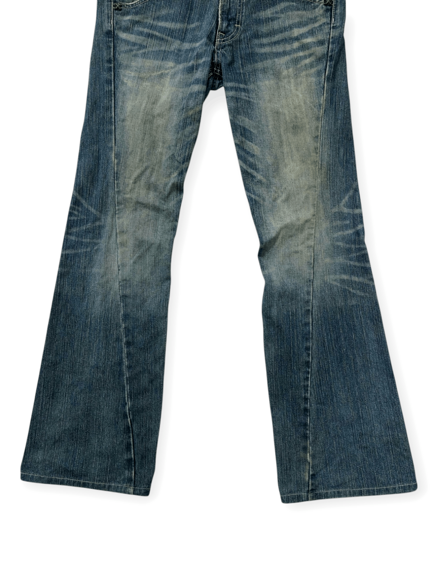 14th Addiction × Designer × Lee 🔥 Vintage Lee Rider Bootcut Flare Denim Size US 31 - 5 Thumbnail
