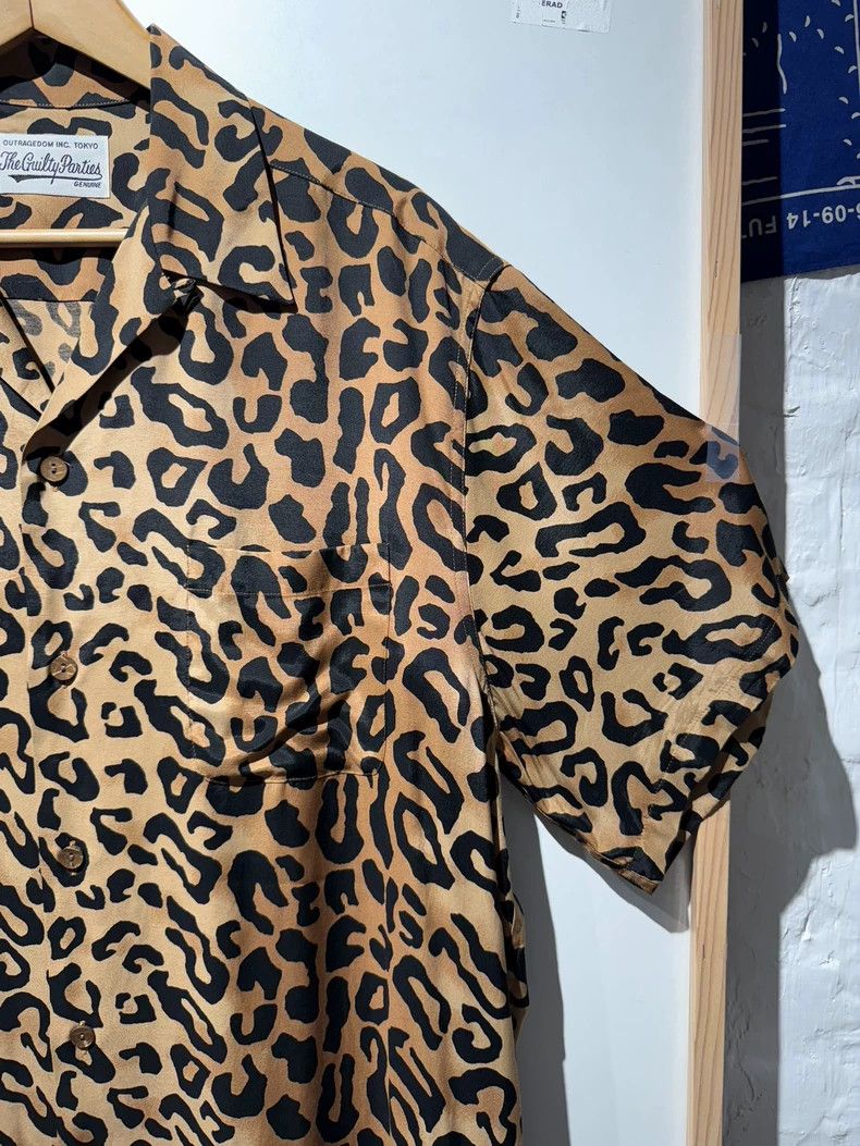 Wacko Maria WACKO MARIA Leopard Print Hawaiian Short Sleeve Shirt, Sil Size US XL / EU 56 / 4 - 5 Thumbnail