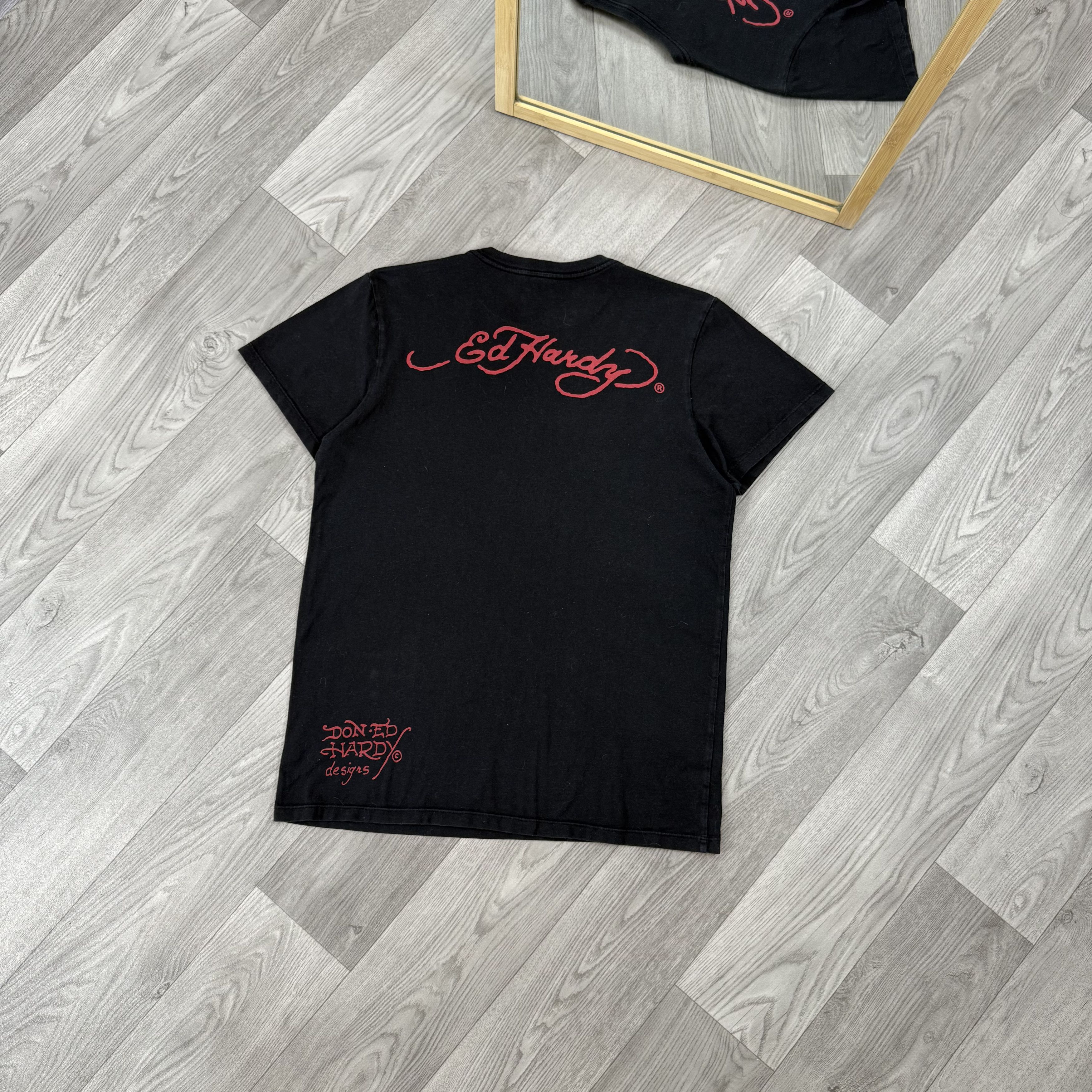 Ed Hardy Vintage Ed Hardy By Christian Audigier Y2K Graphic Tee Shirt Size US M / EU 48-50 / 2 - 2 Thumbnail