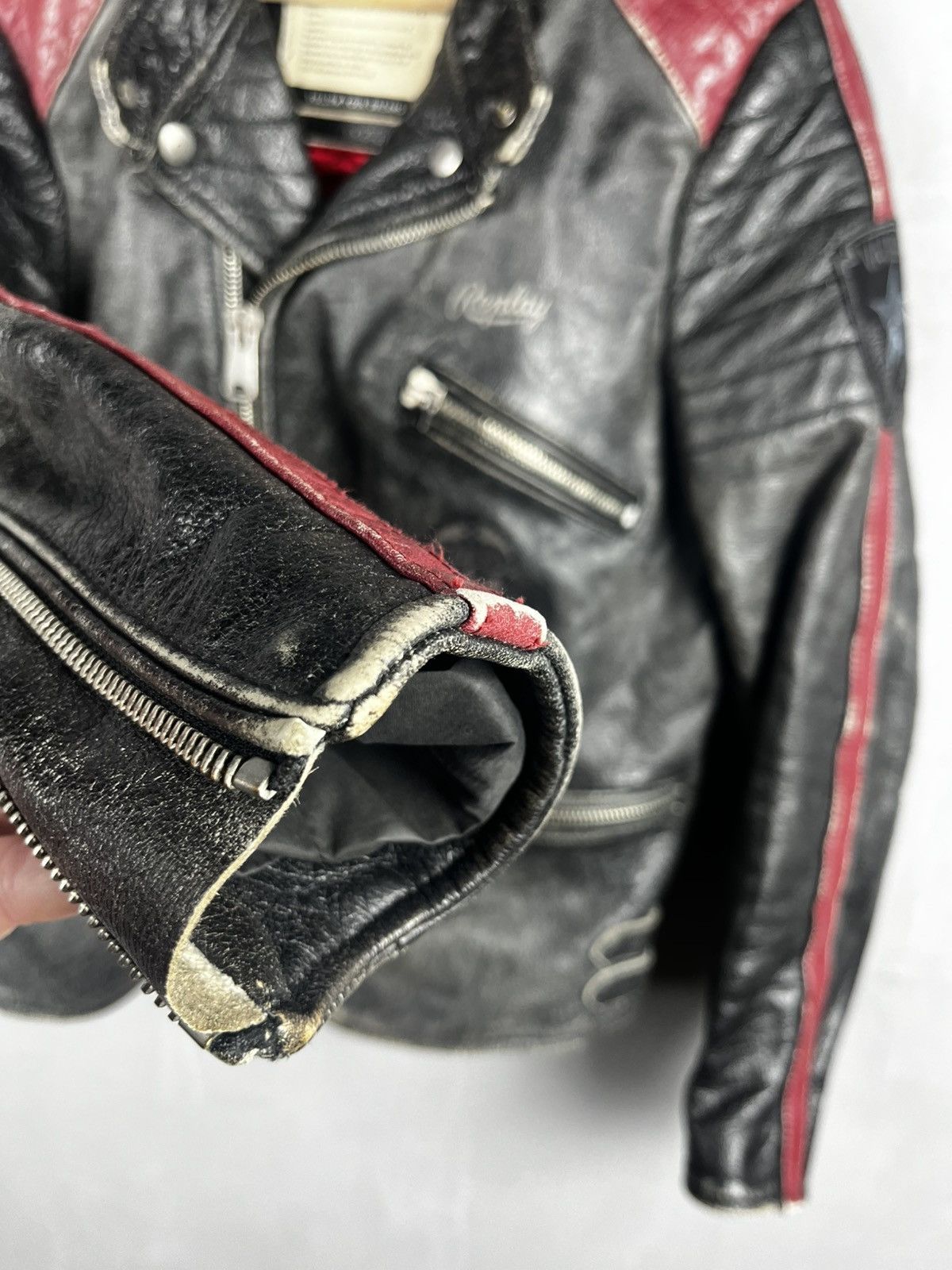Replay Replay racing leather jacket size L y2k Size US L / EU 52-54 / 3 - 10 Thumbnail