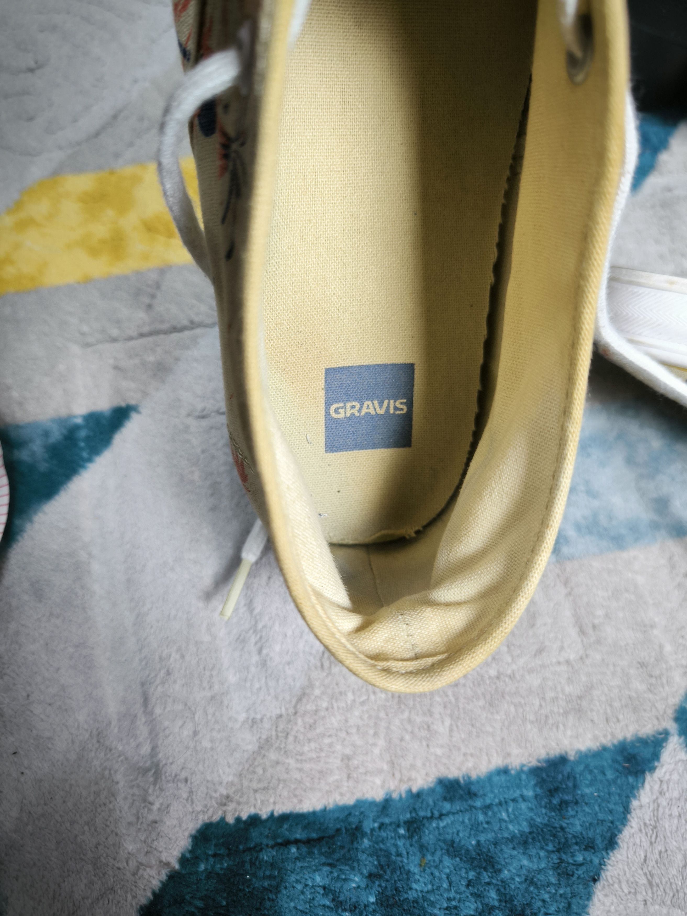 Gravis × Vintage Mens Quarters Aloha Size US 8 / EU 41 - 13 Thumbnail
