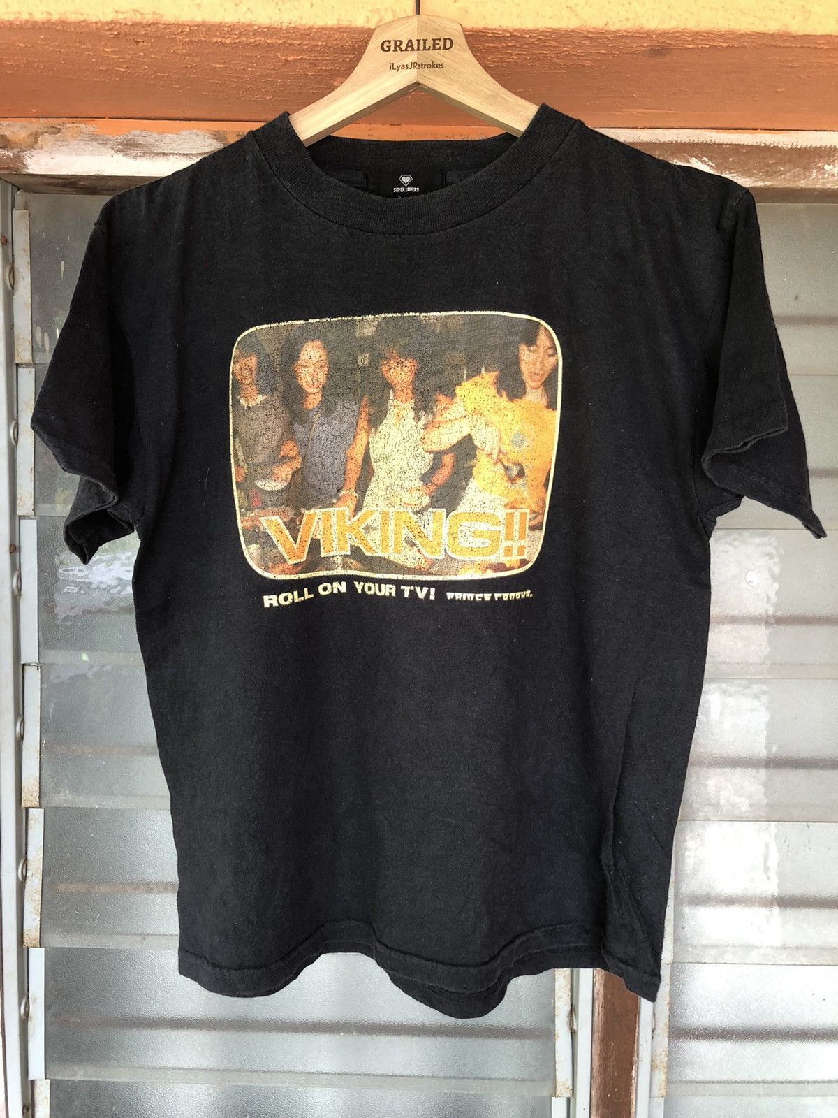 Japanese Brand Vintage 90’s Super Lovers Viking!! Shirt Tee Size US S / EU 44-46 / 1 - 1 Thumbnail