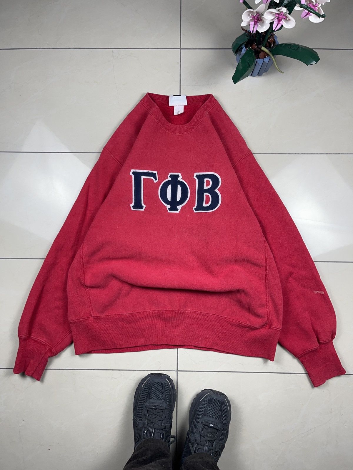 Vintage ➕ 90s vintage gamma phi beta sorority sweatshirt usa made Size US XL / EU 56 / 4 - 2 Thumbnail
