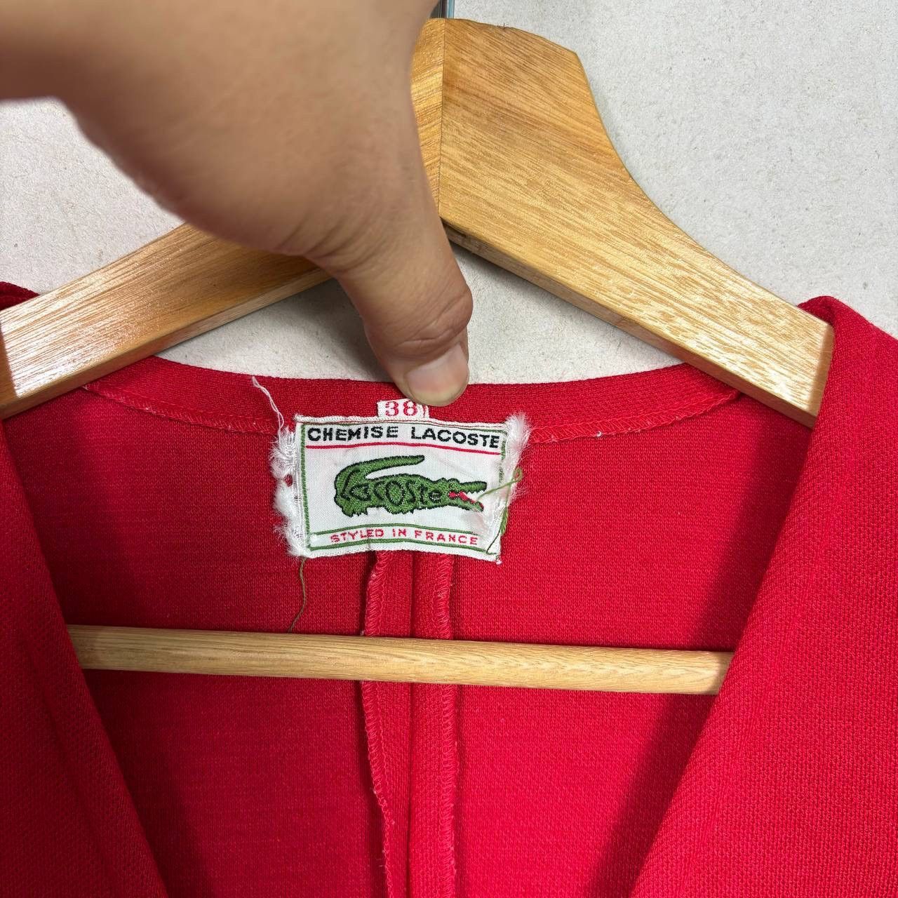 Lacoste Vintage Lacoste Sleeveless Red Dress Size S / US 4 / IT 40 - 4 Thumbnail