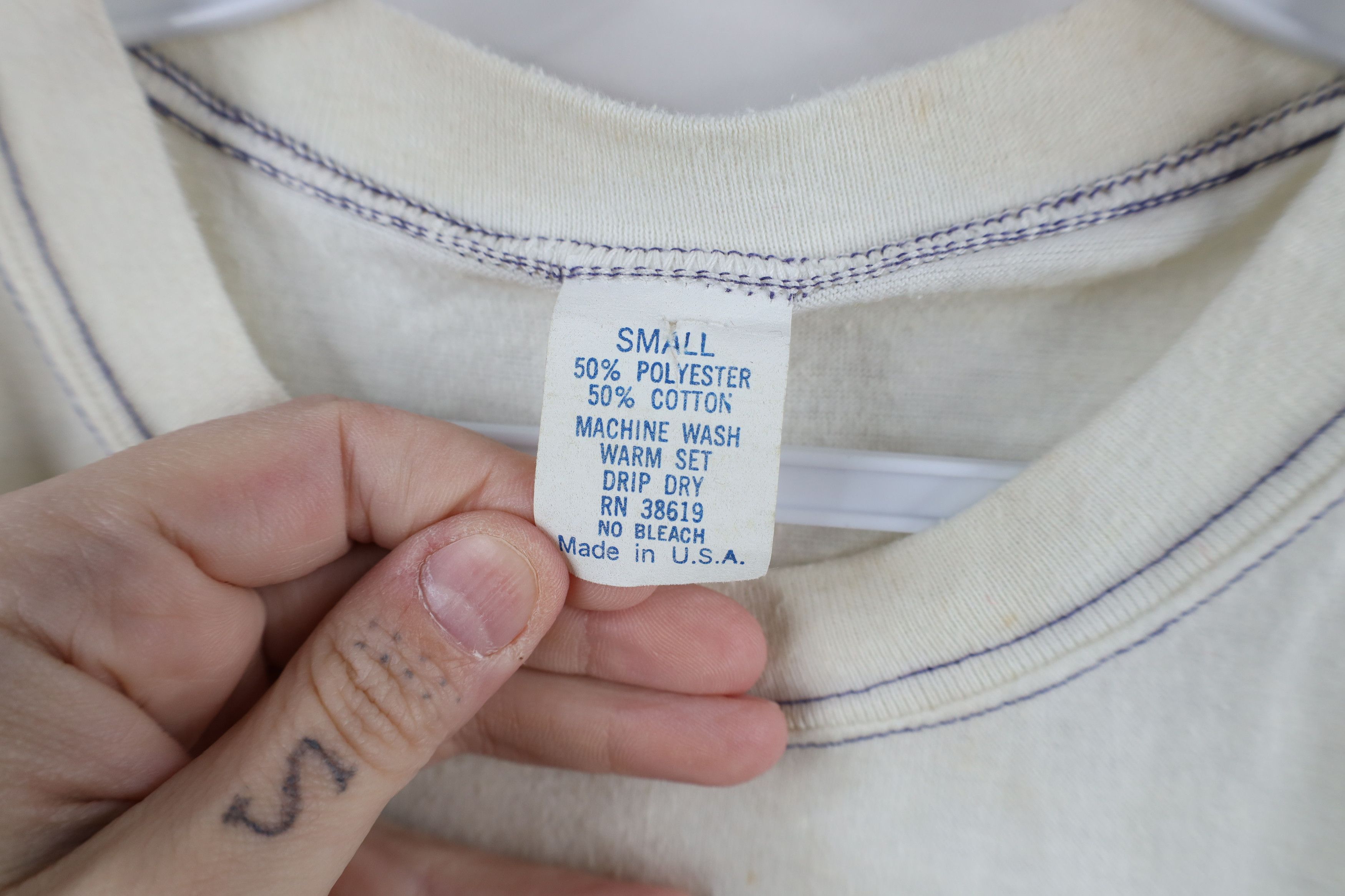 Vintage Vintage 70s Racquetball Jersey Ringer T-Shirt White USA Size S / US 4 / IT 40 - 10 Thumbnail