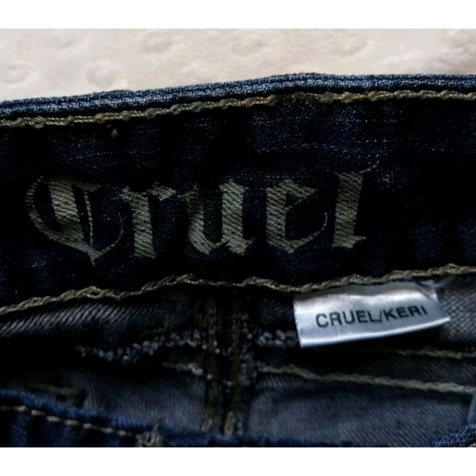 Vintage Rocky Mountain Cruel Jeans Bootcut Women's 30x33 Denim Blue Studded Distressed KERI 30 ESPN? Size 30" / US 8 / IT 44 - 6 Thumbnail