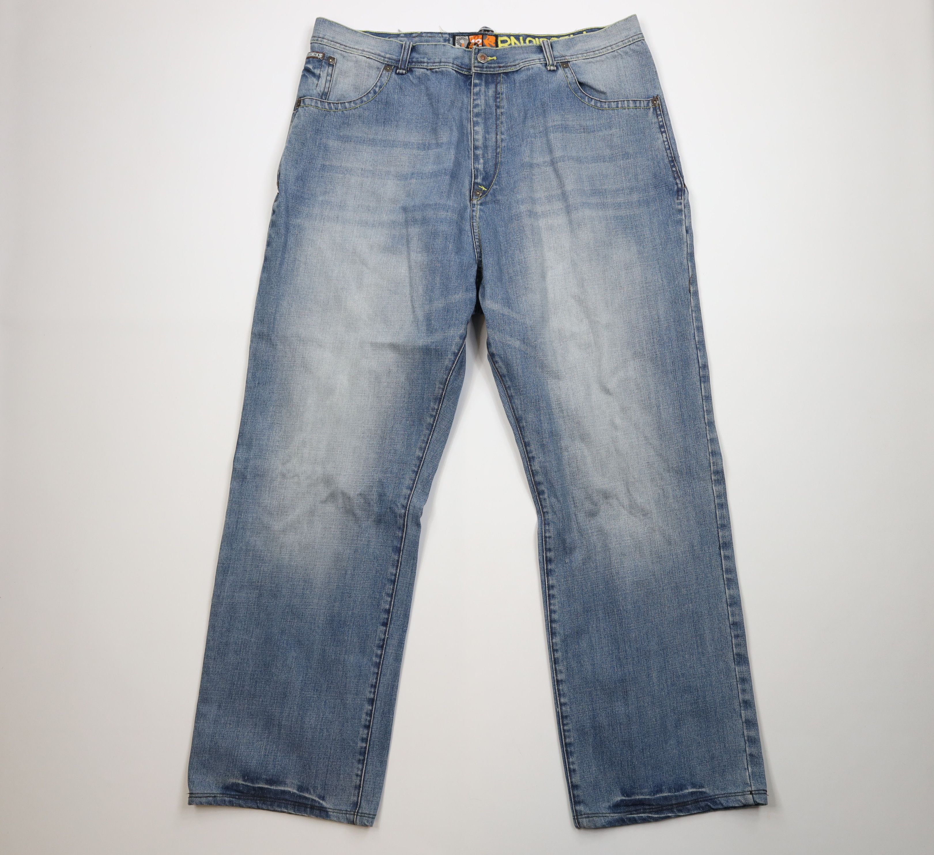 Vintage Vintage Y2K Streetwear Wide Leg Denim Jeans Blue Cotton Size US 42 / EU 58 - 1 Thumbnail