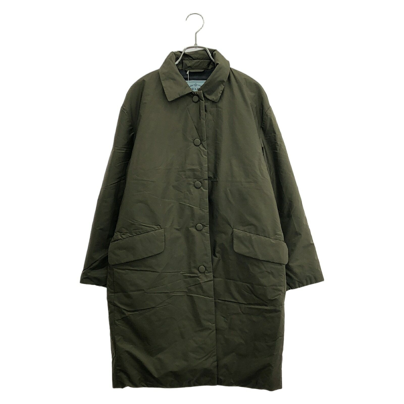 PRADA 90s ナイロンコート オリーブ Vintage 90s Prada Sport Belted Cargo Pocket Nylon Jacket – Alex