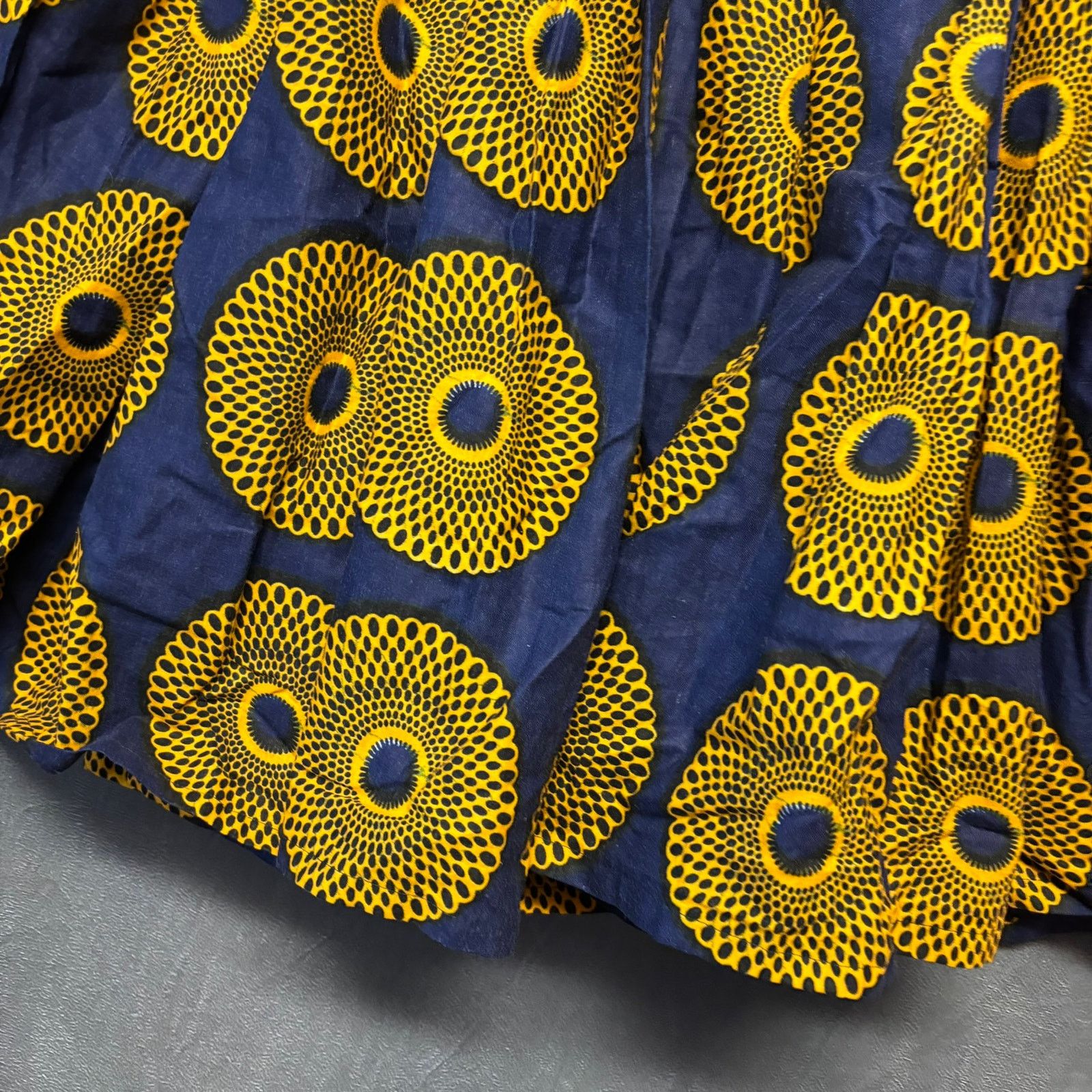 Other Abstract Kiputo Skirt African Print Peacock Feather Line Art Size 28" / US 6 / IT 42 - 2 Thumbnail