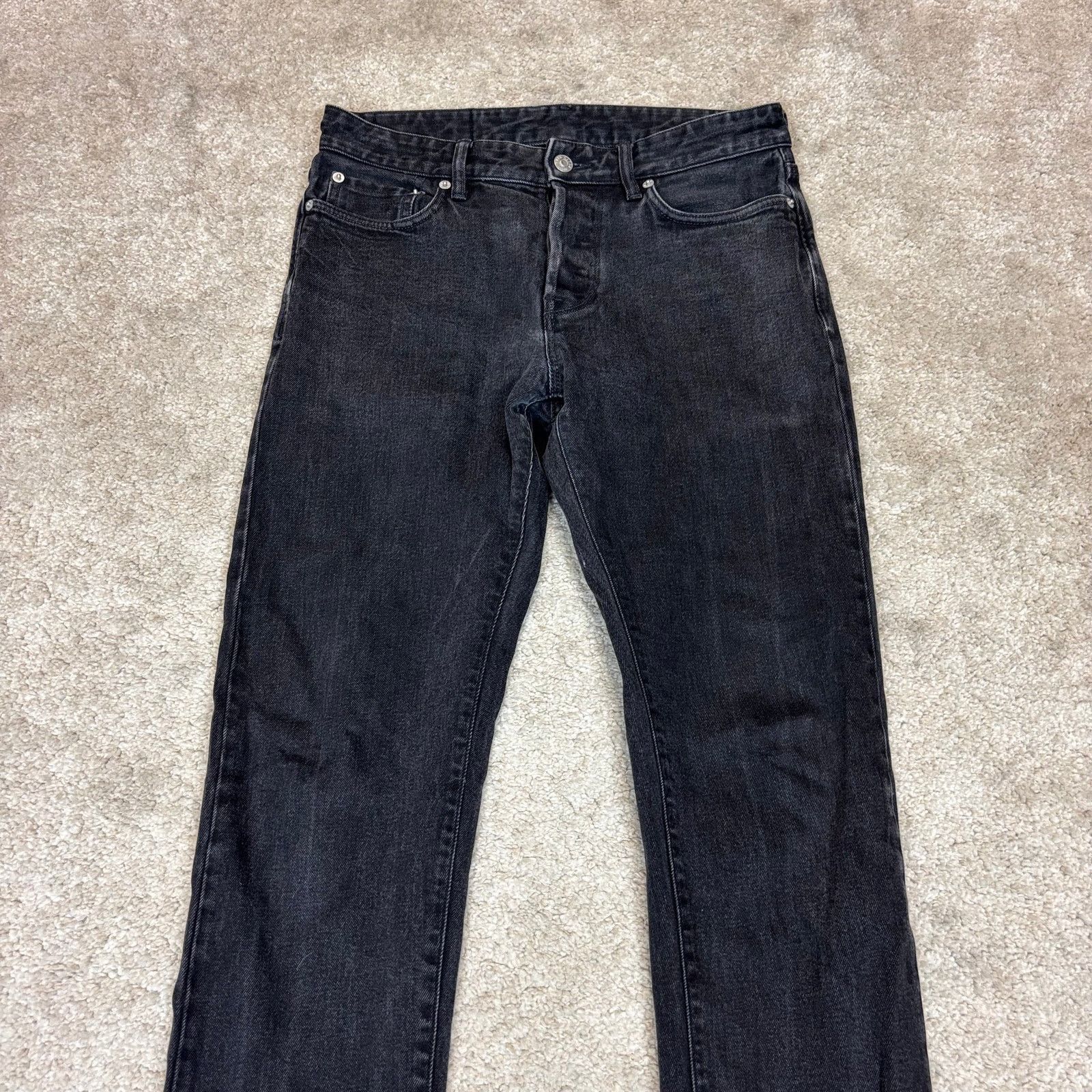 Buck Mason Buck Mason Maverick Slim 13 oz Jeans Men's 31x32.5 Black Size US 31 - 2 Thumbnail