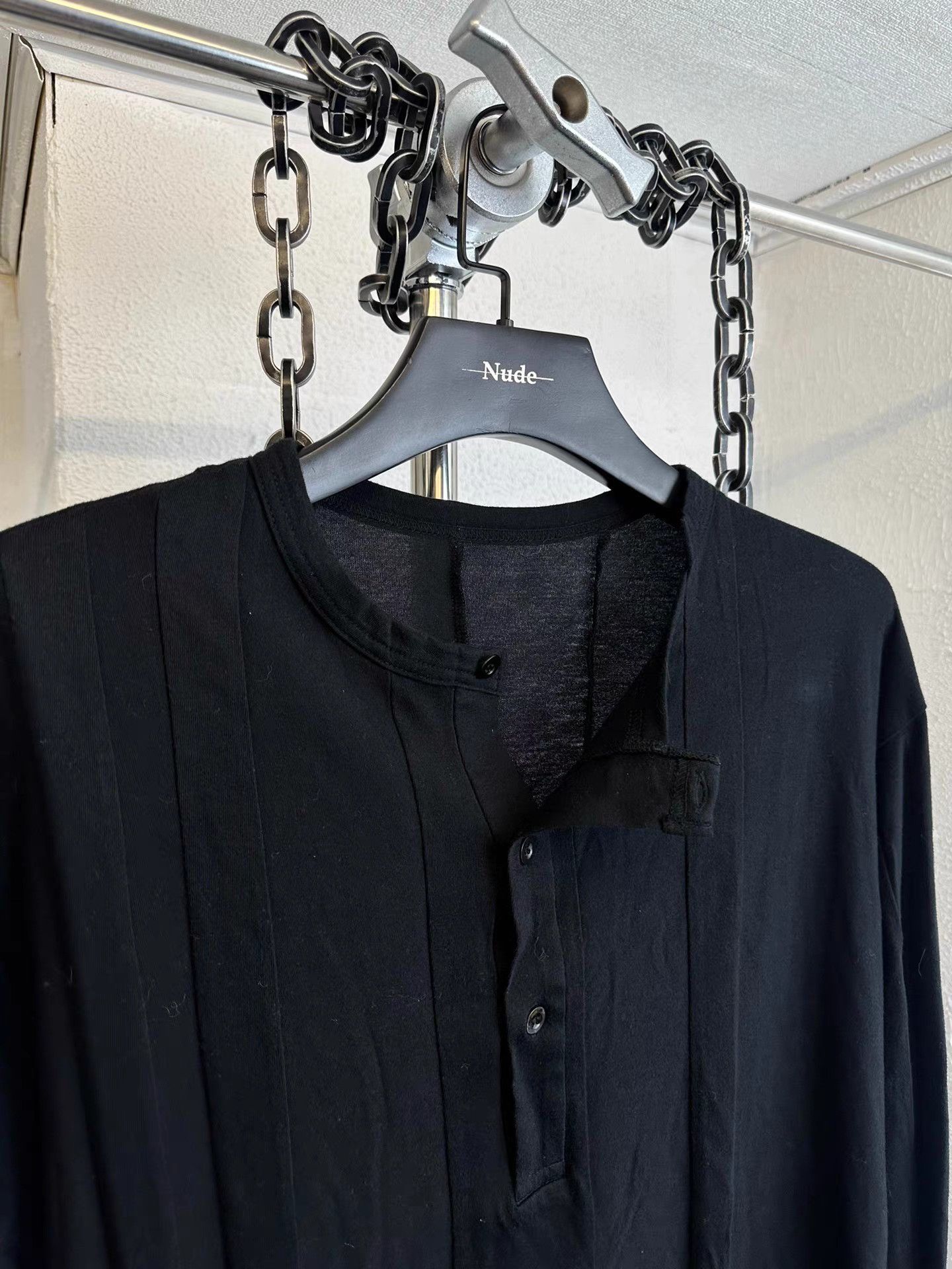 Yohji Yamamoto yohji yamamoto pour homme Three-Quarter Sleeve Long Tee K20 Size US L / EU 52-54 / 3 - 4 Thumbnail