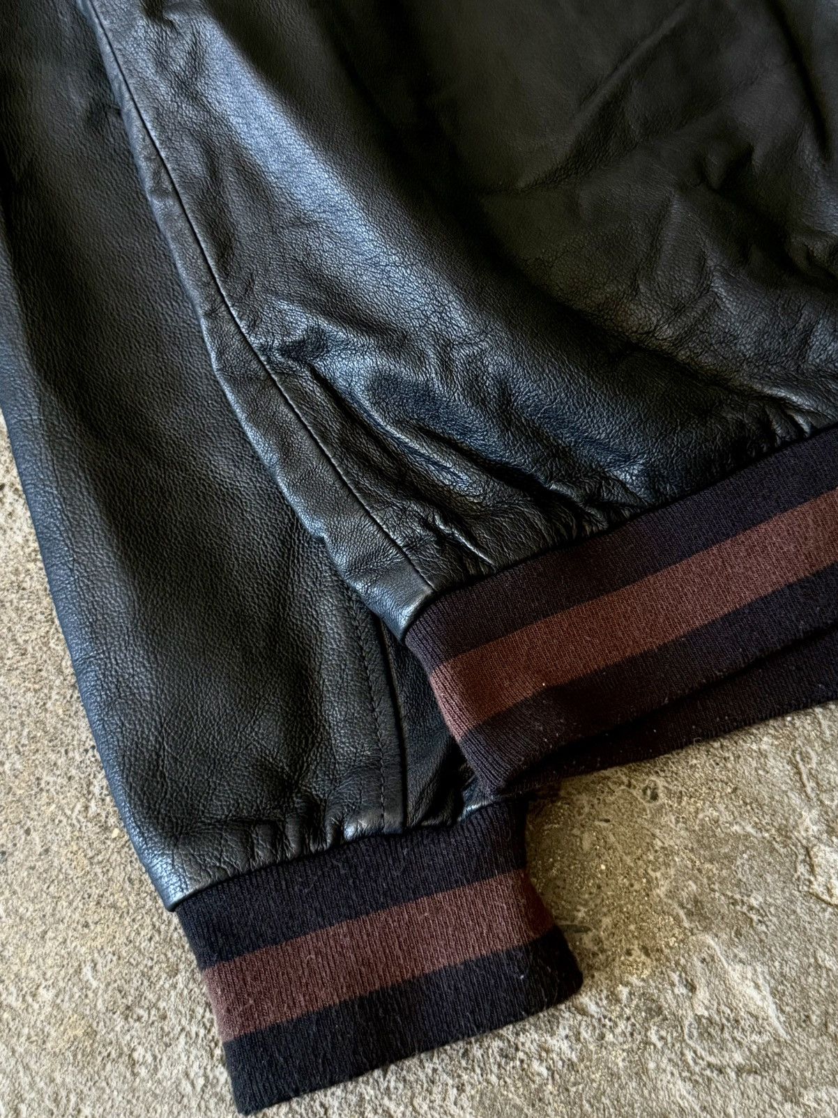 Gucci × Tom Ford Gucci - Tom Ford - Cherry Line - Leather Jacket Size US S / EU 44-46 / 1 - 12 Thumbnail