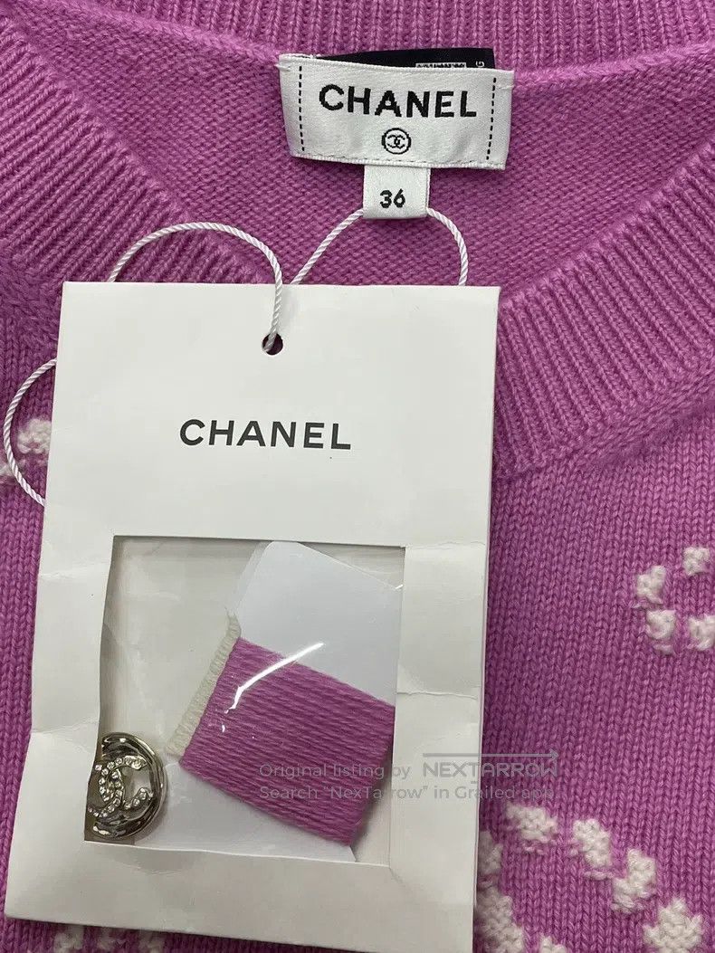 Chanel Chanel Pink bow short sleeves Size XS / US 0-2 / IT 36-38 - 4 Thumbnail